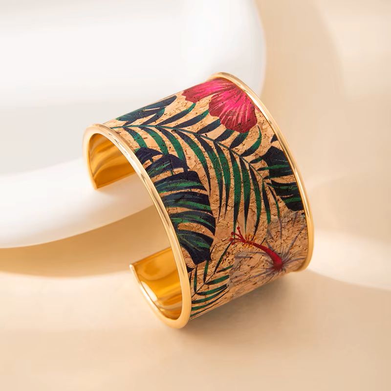 Tropical Bloom Gold Bracelet