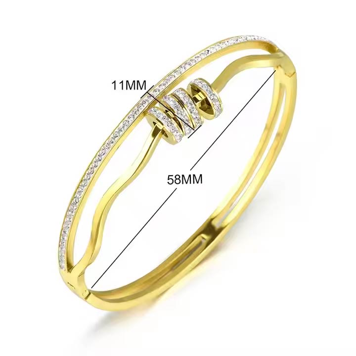 Twilight Wave Bangle