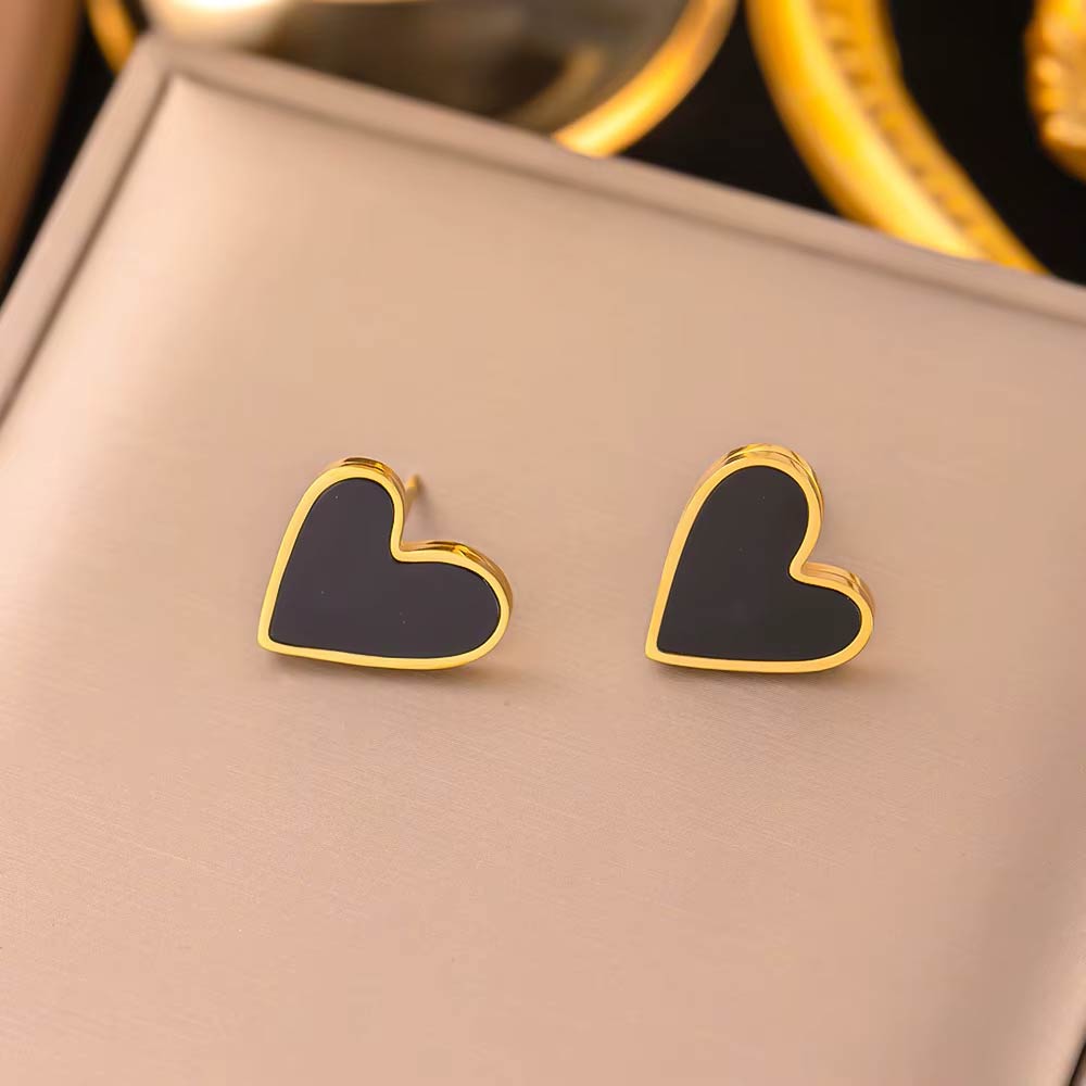 Midnight Heart Pendant Set