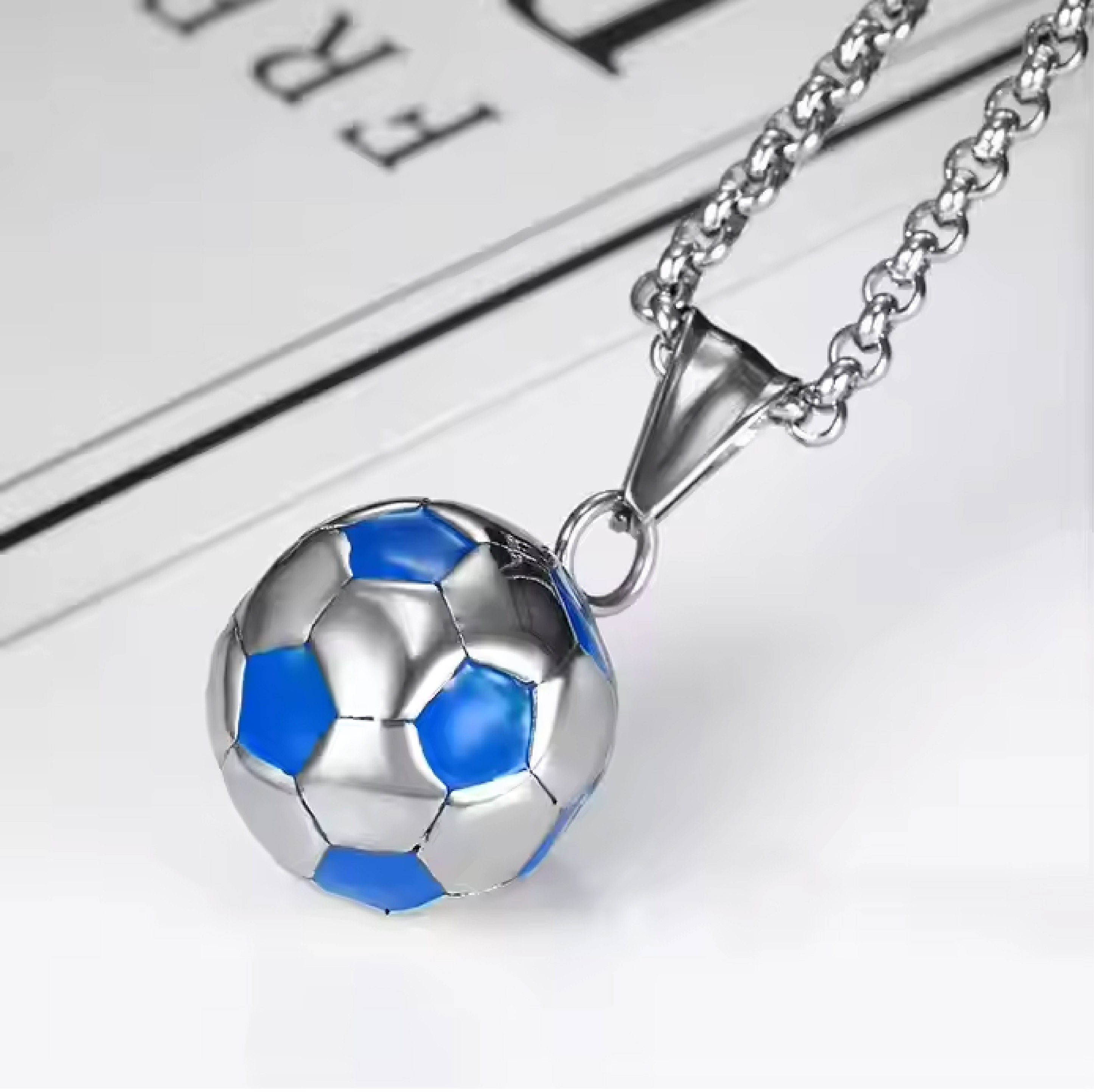 Football Silver And Blue