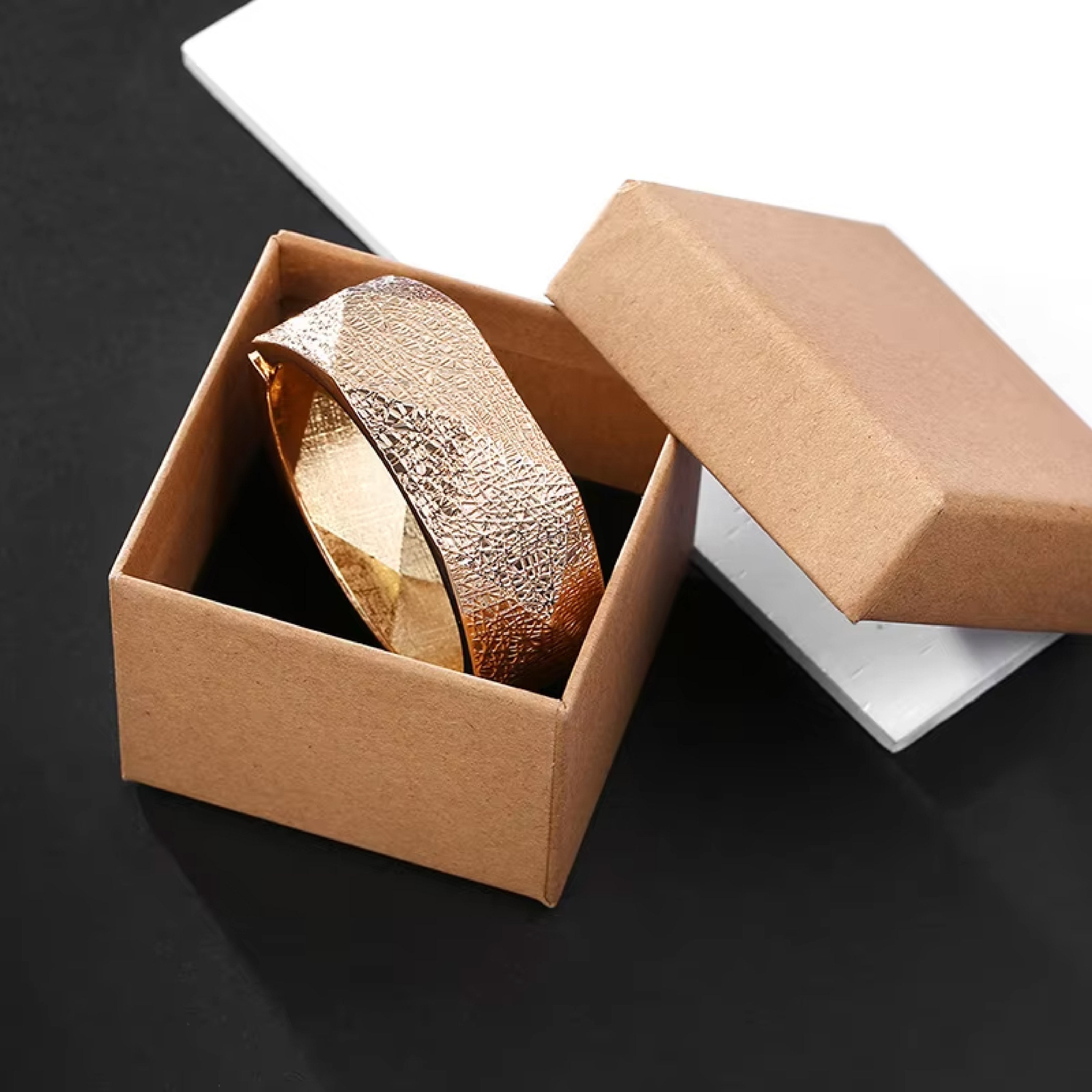 Geometric Textured Gold Bangle