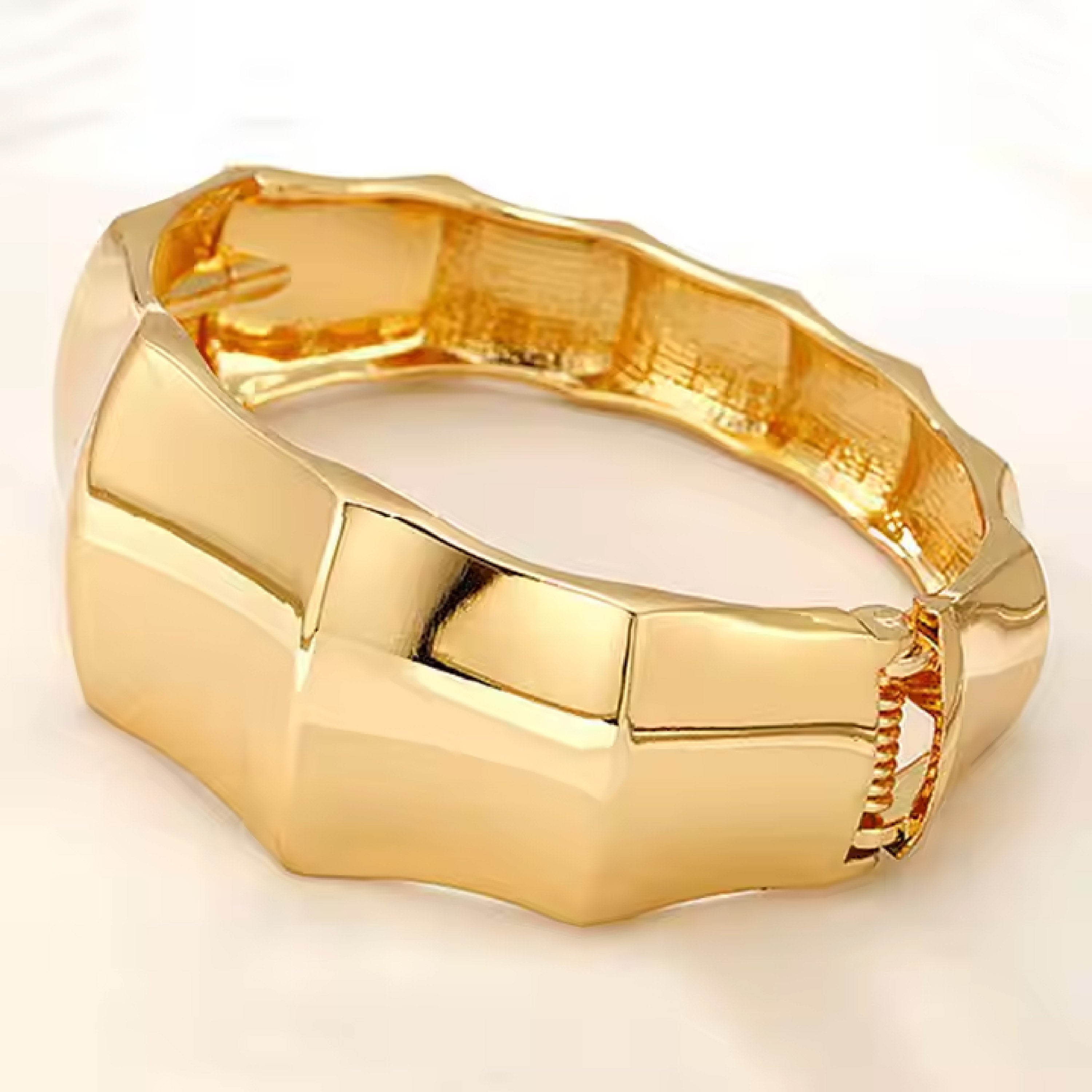 Gold Bamboo Bracelet