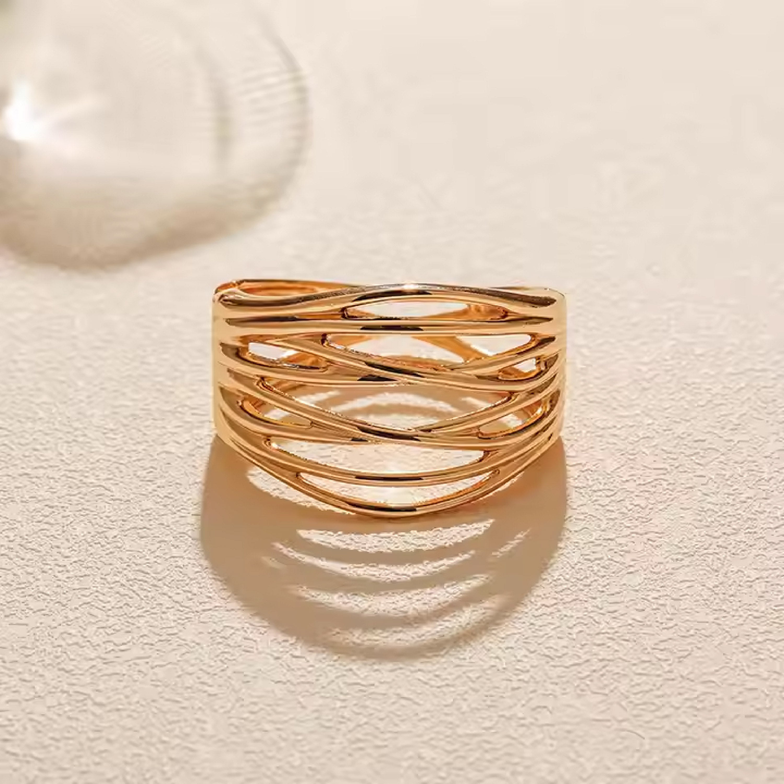 Golden Drift Wave Cuff