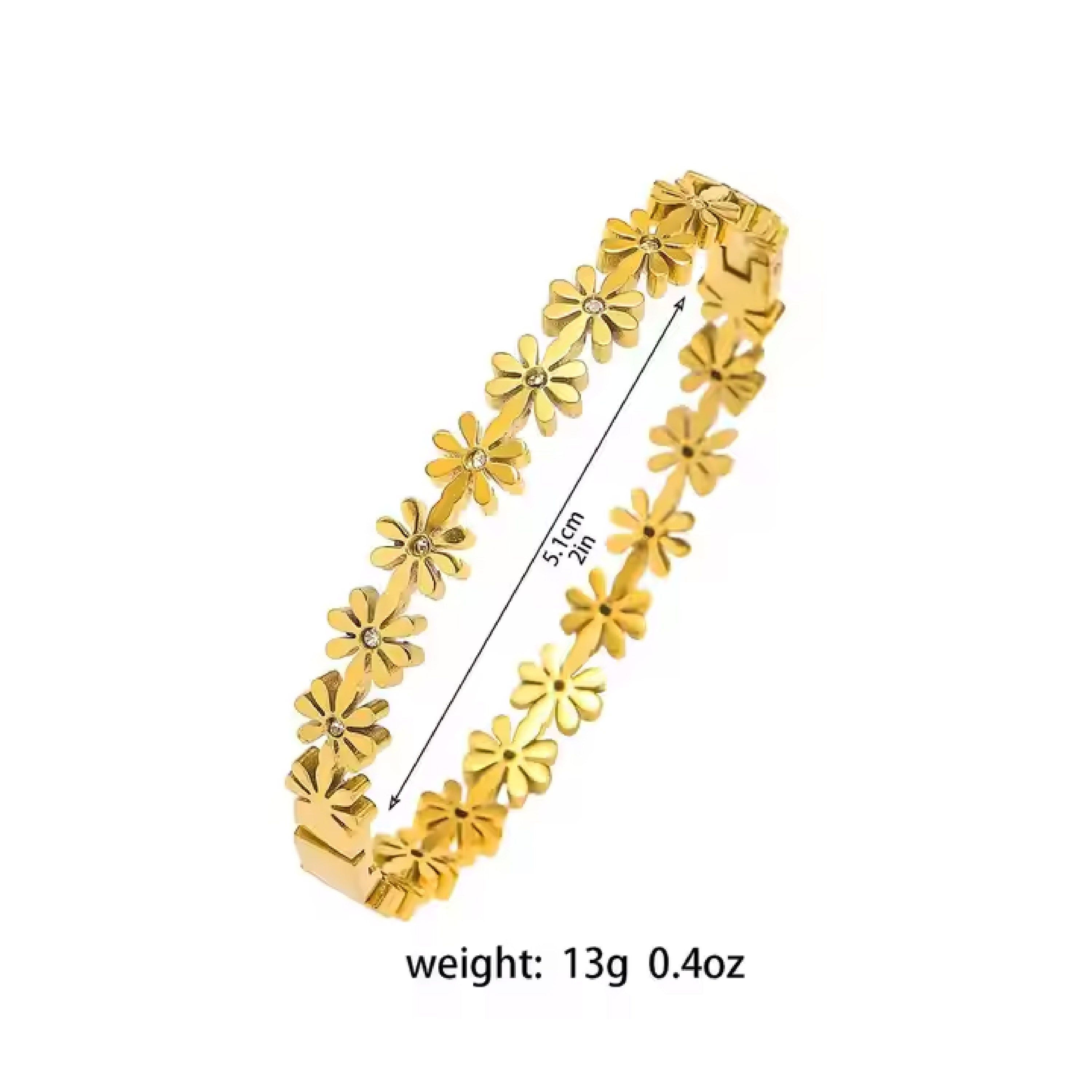 Daisy Flower Bracelet