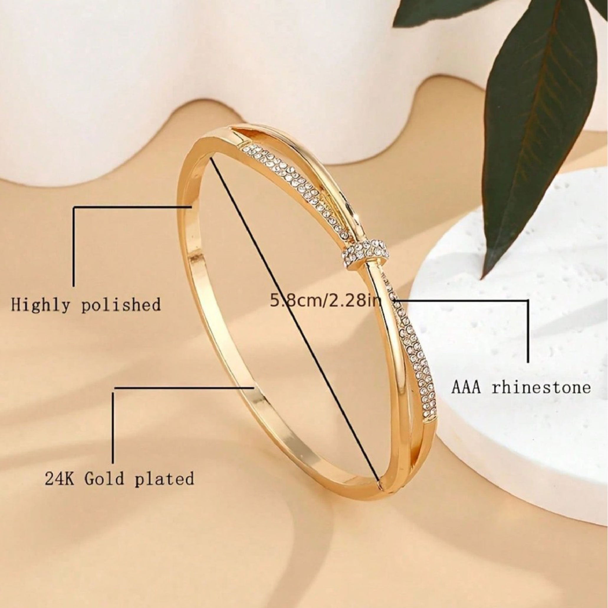 Aurora Twist Bangle