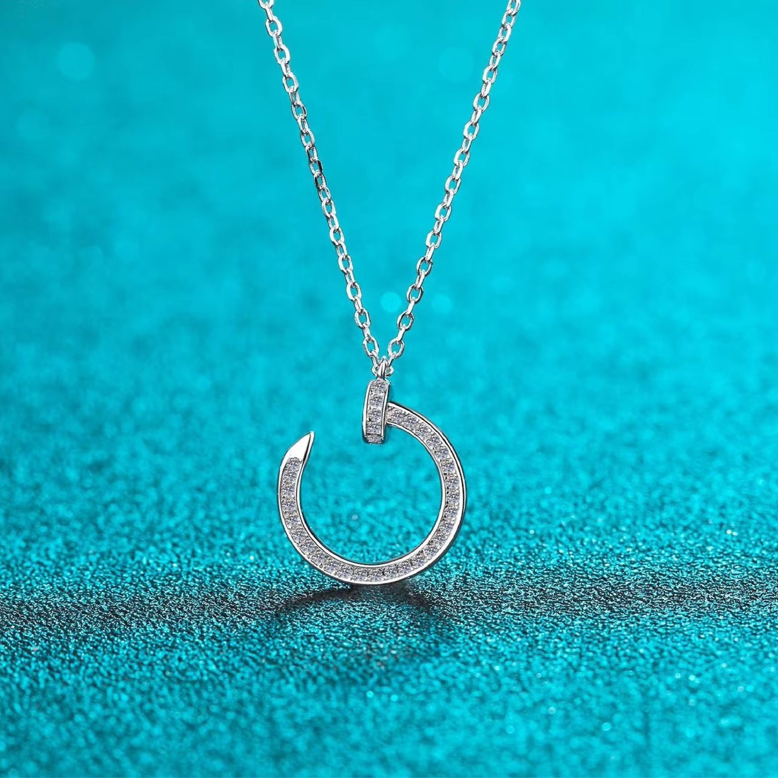 Crescent Spark Necklace