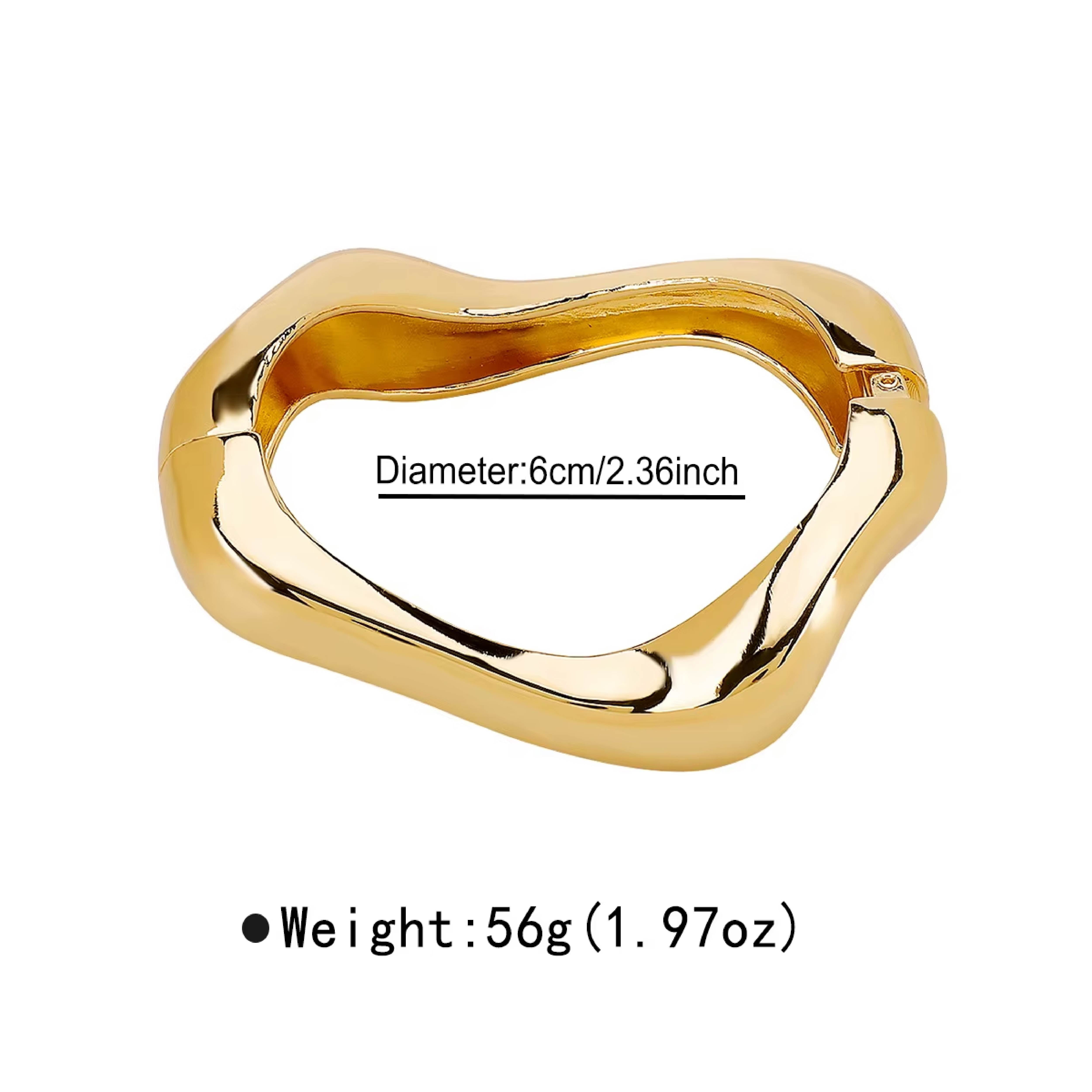 Sculpted Cuff Bracelet Set of 2