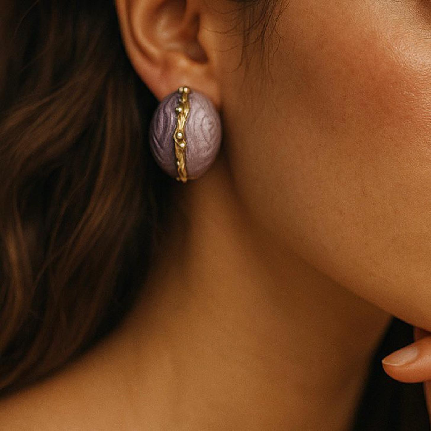 Lavender Dawn Studs