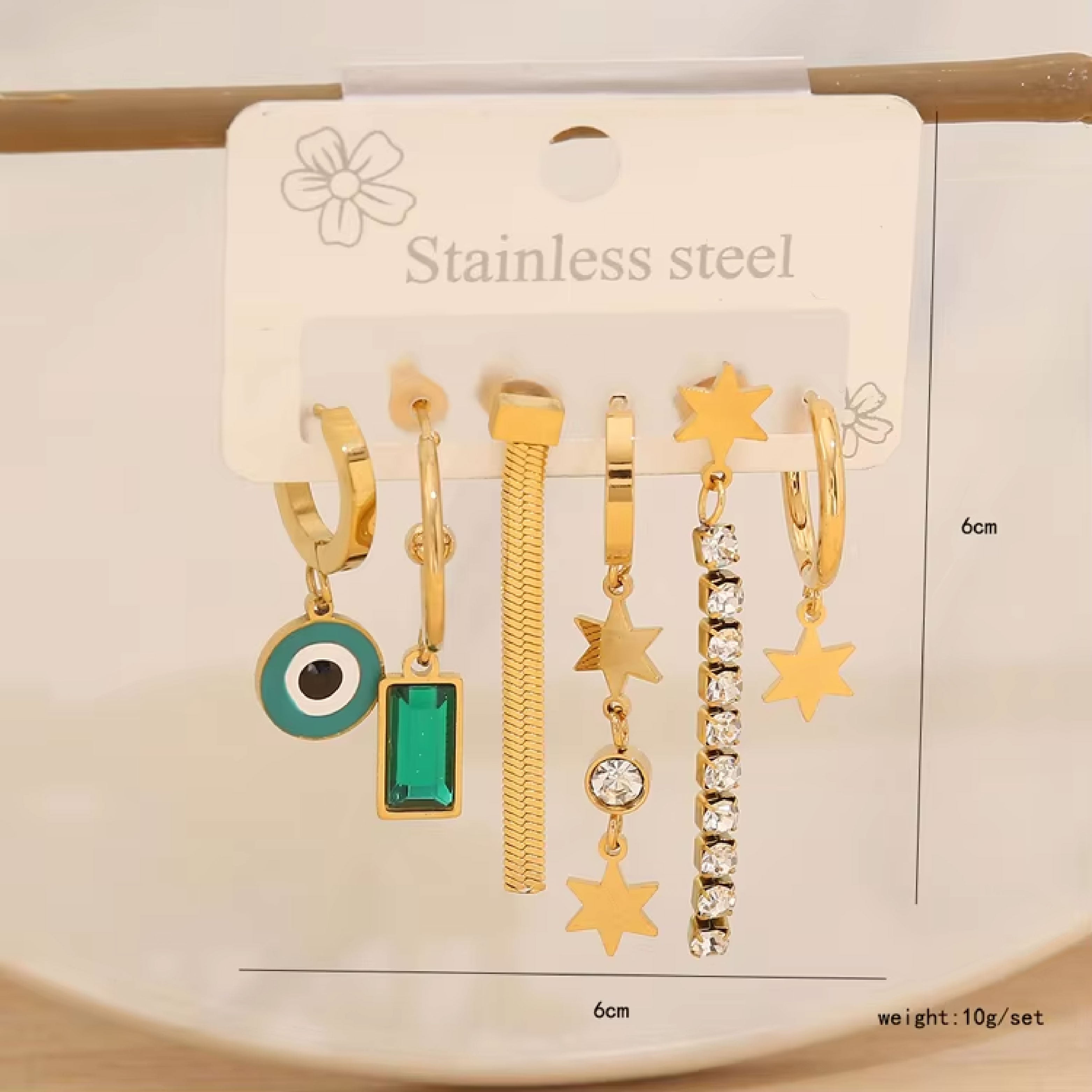 Single Earrings ( 6 Earrings Mix n Match )