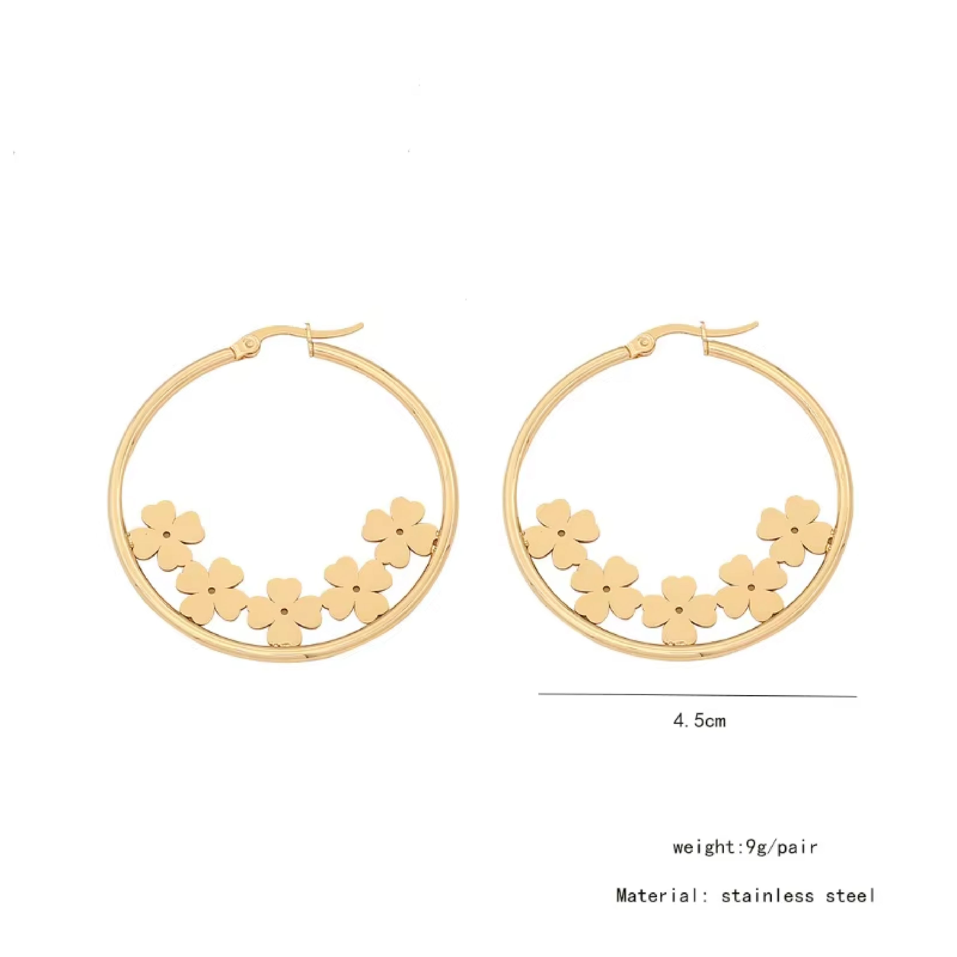 Flower Hoops