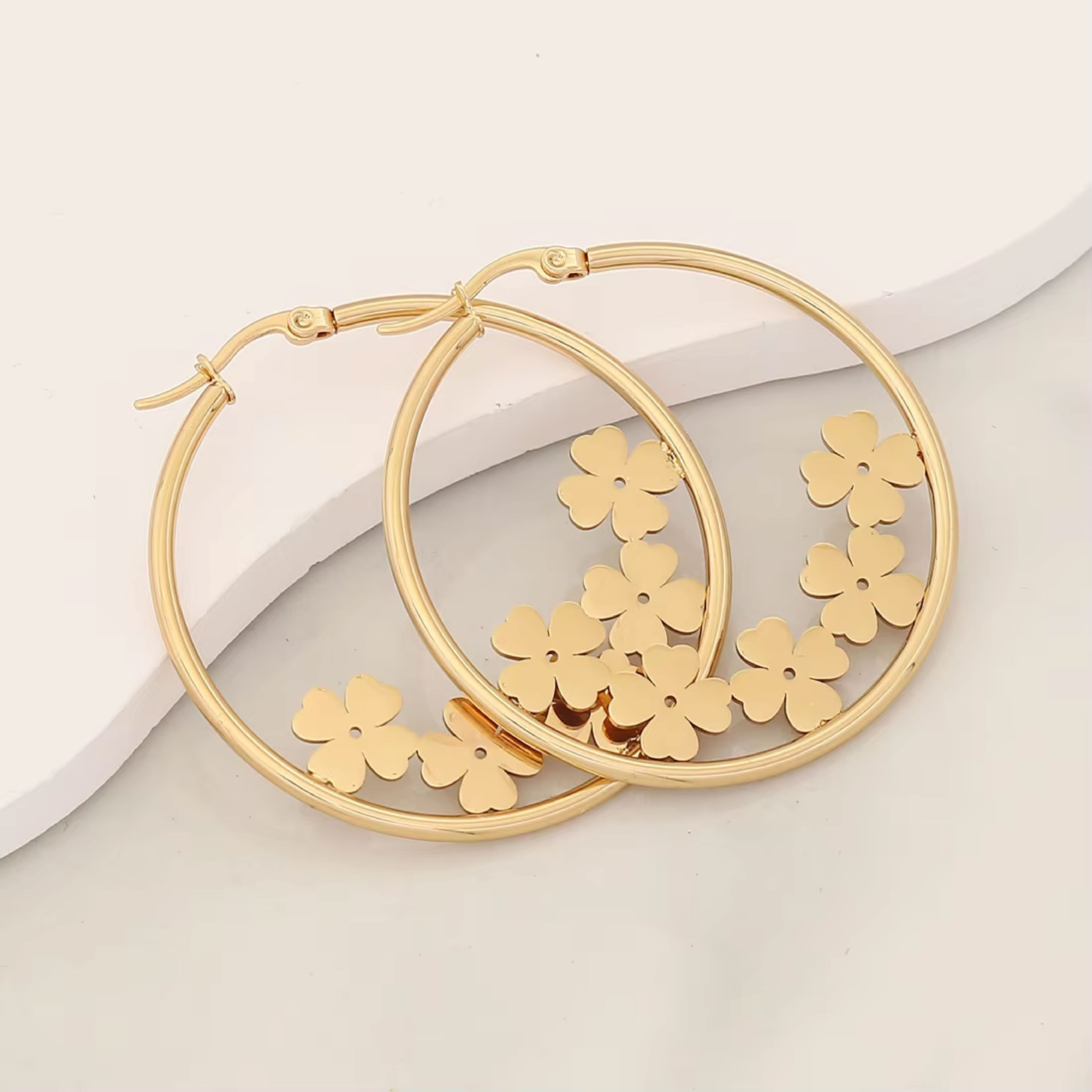 Flower Hoops