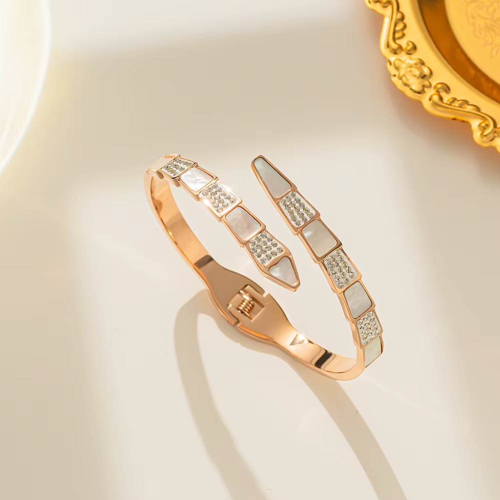 Rose Gold Mosaic Cuff