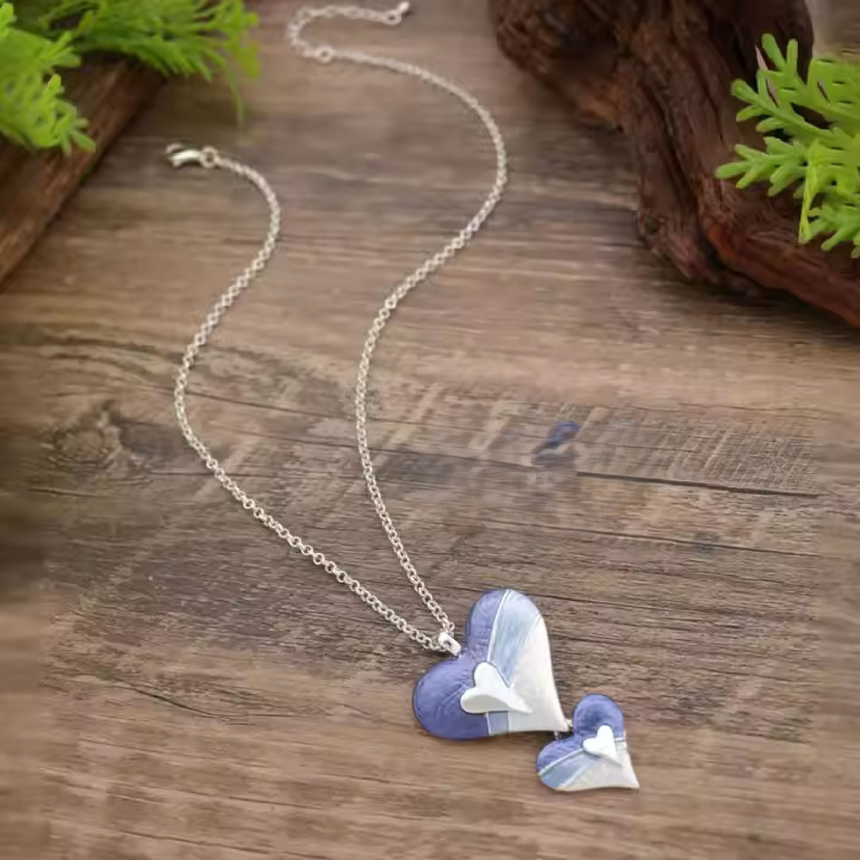Twin Hearts Care Necklace