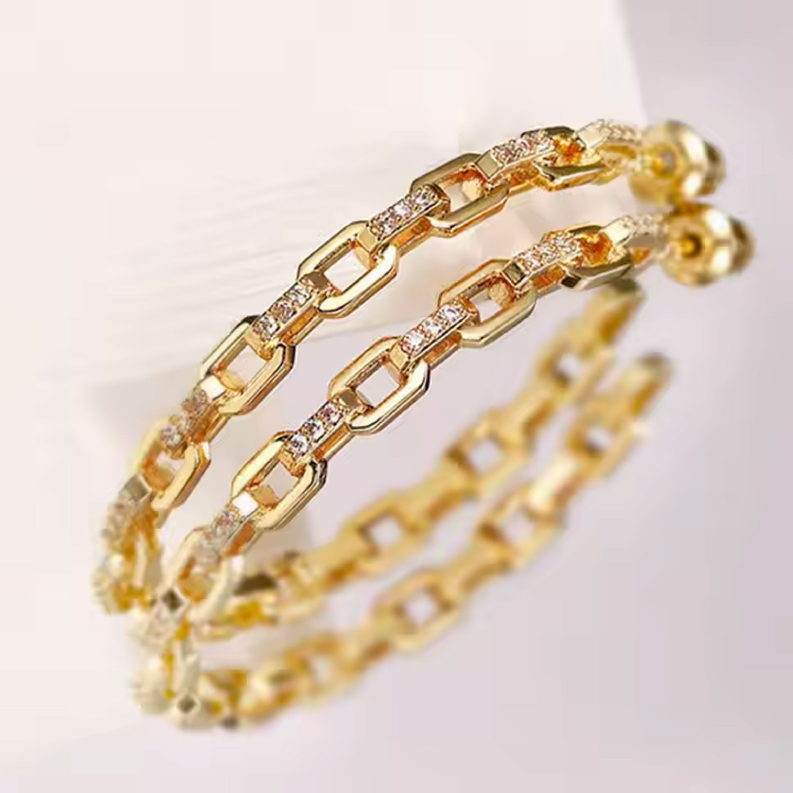 Crystal Big Hoops