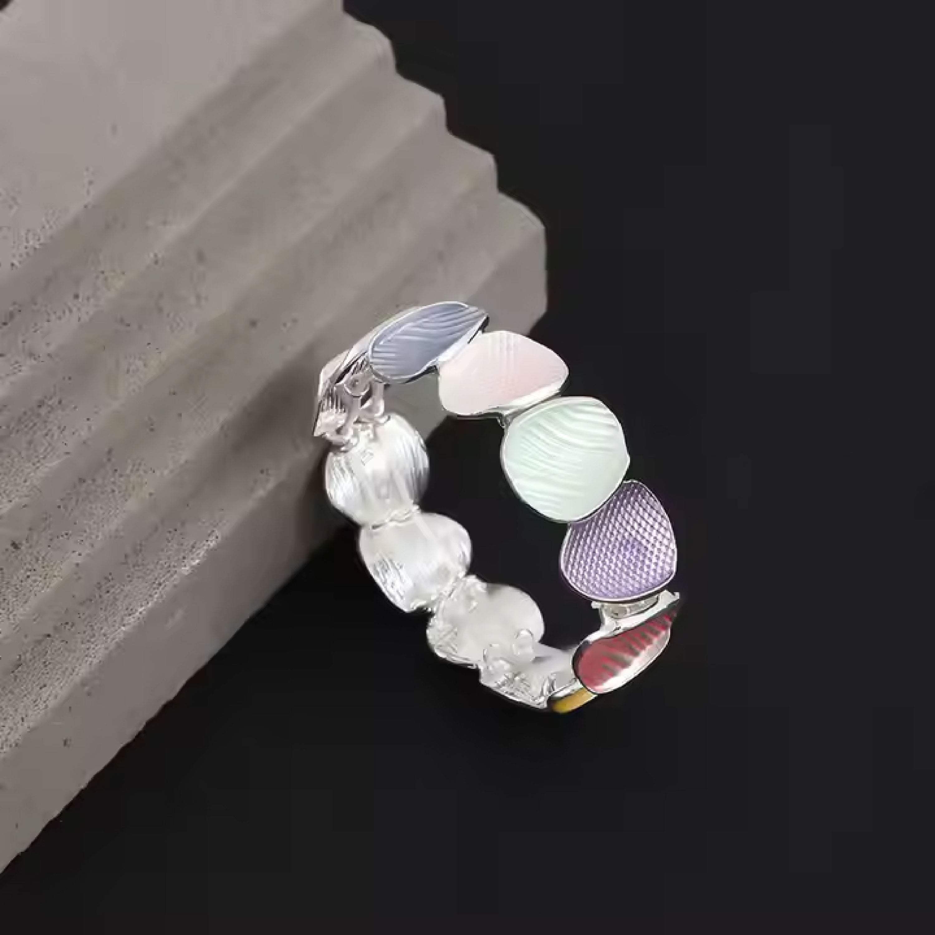 Pastel Petal Bangle