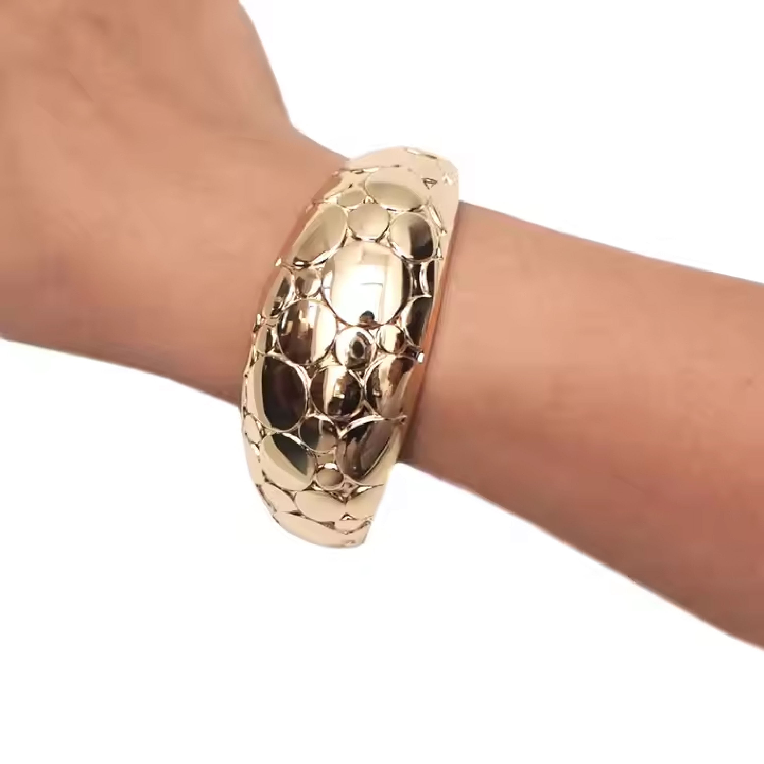 Golden Bubbles Cuff