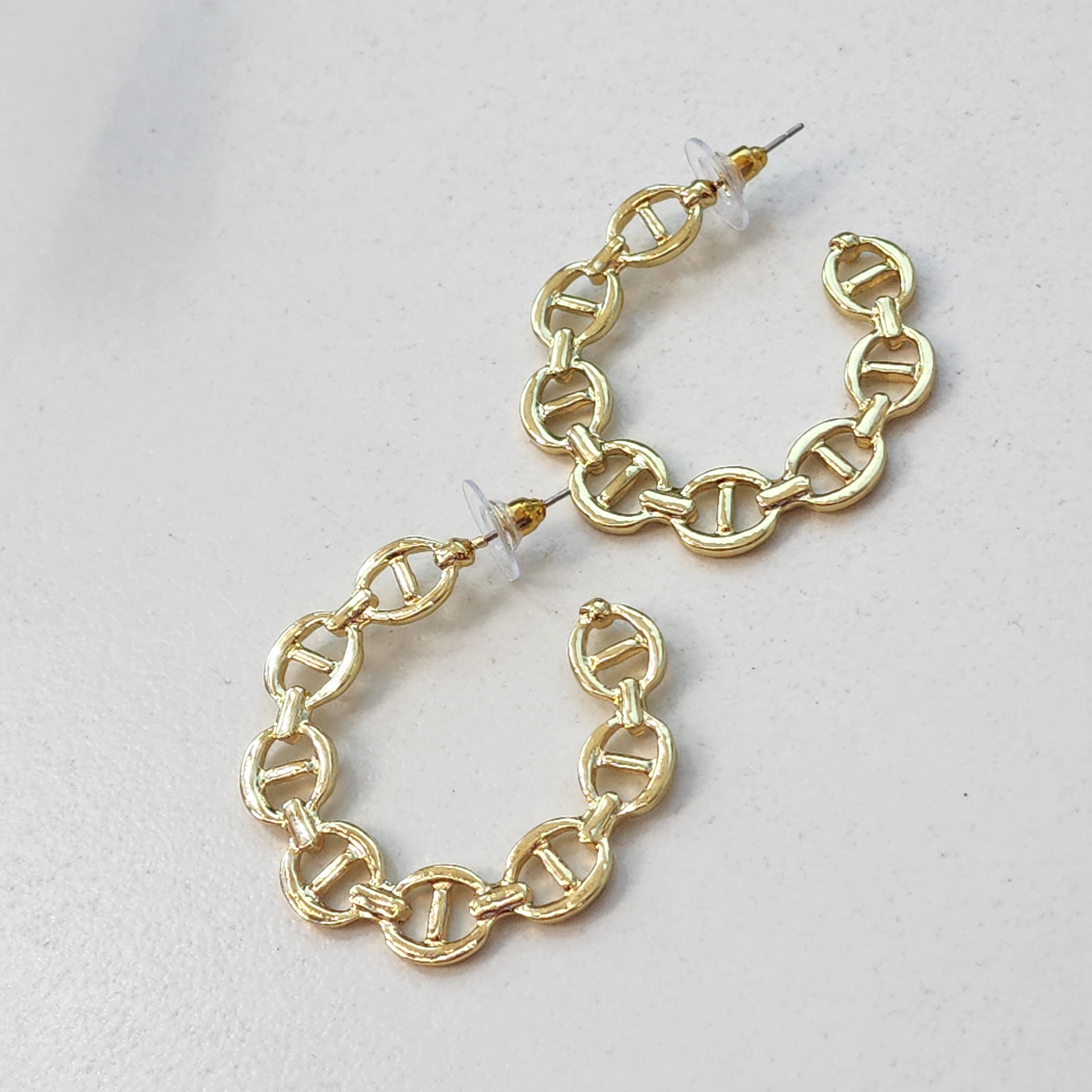 Clip Chain Hoops ( Set of 2)
