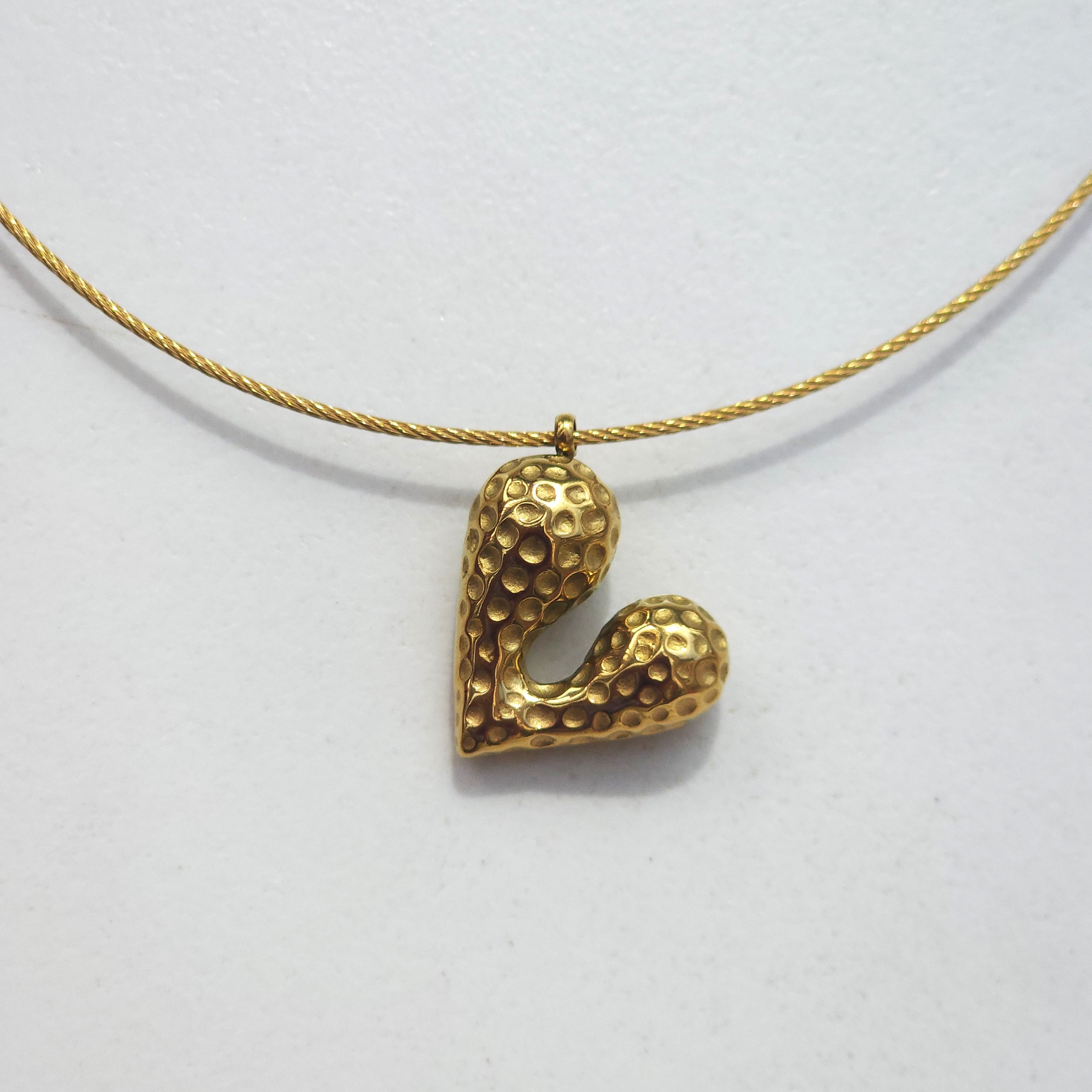 String with a Heart Necklace