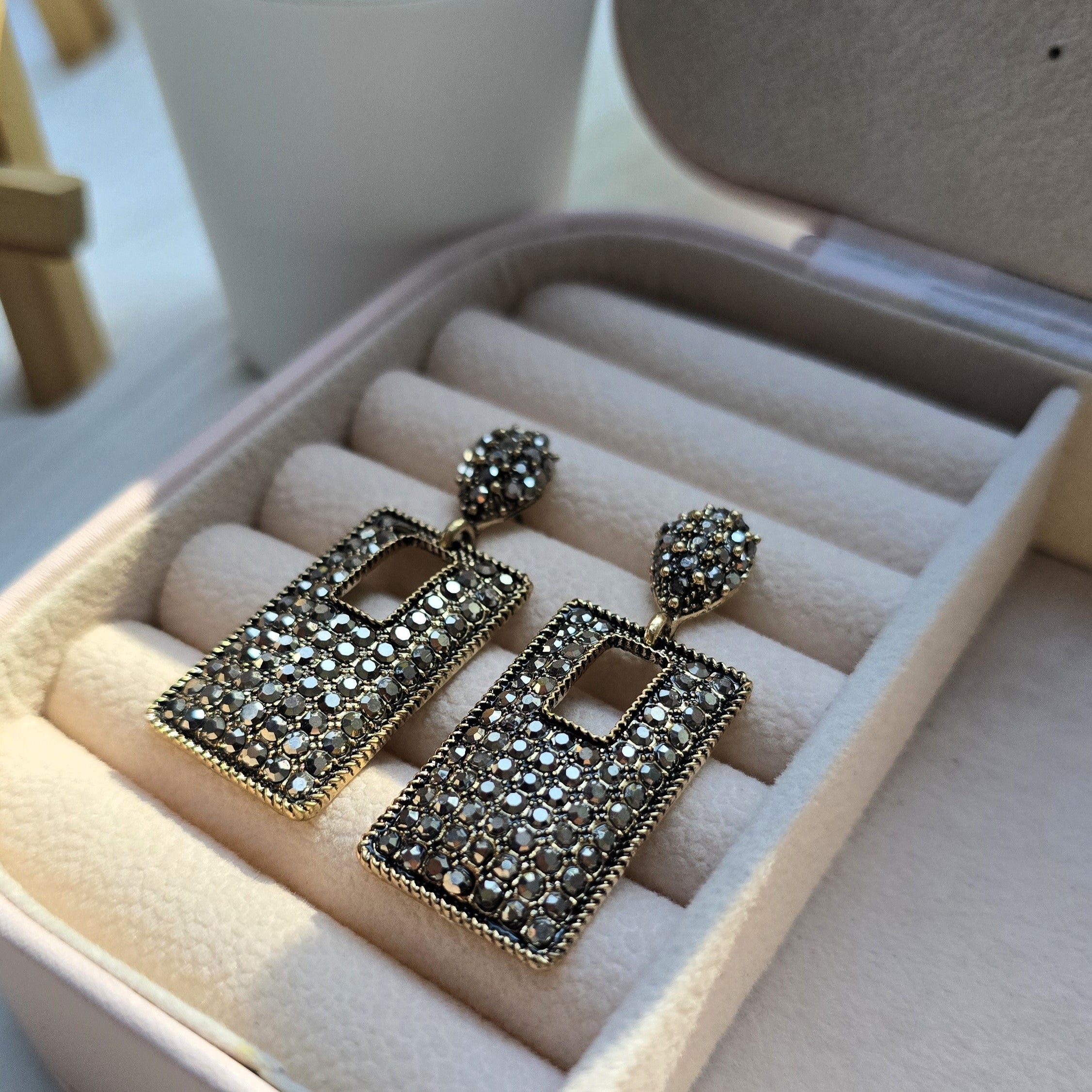 Turkish Rectangle Earrings