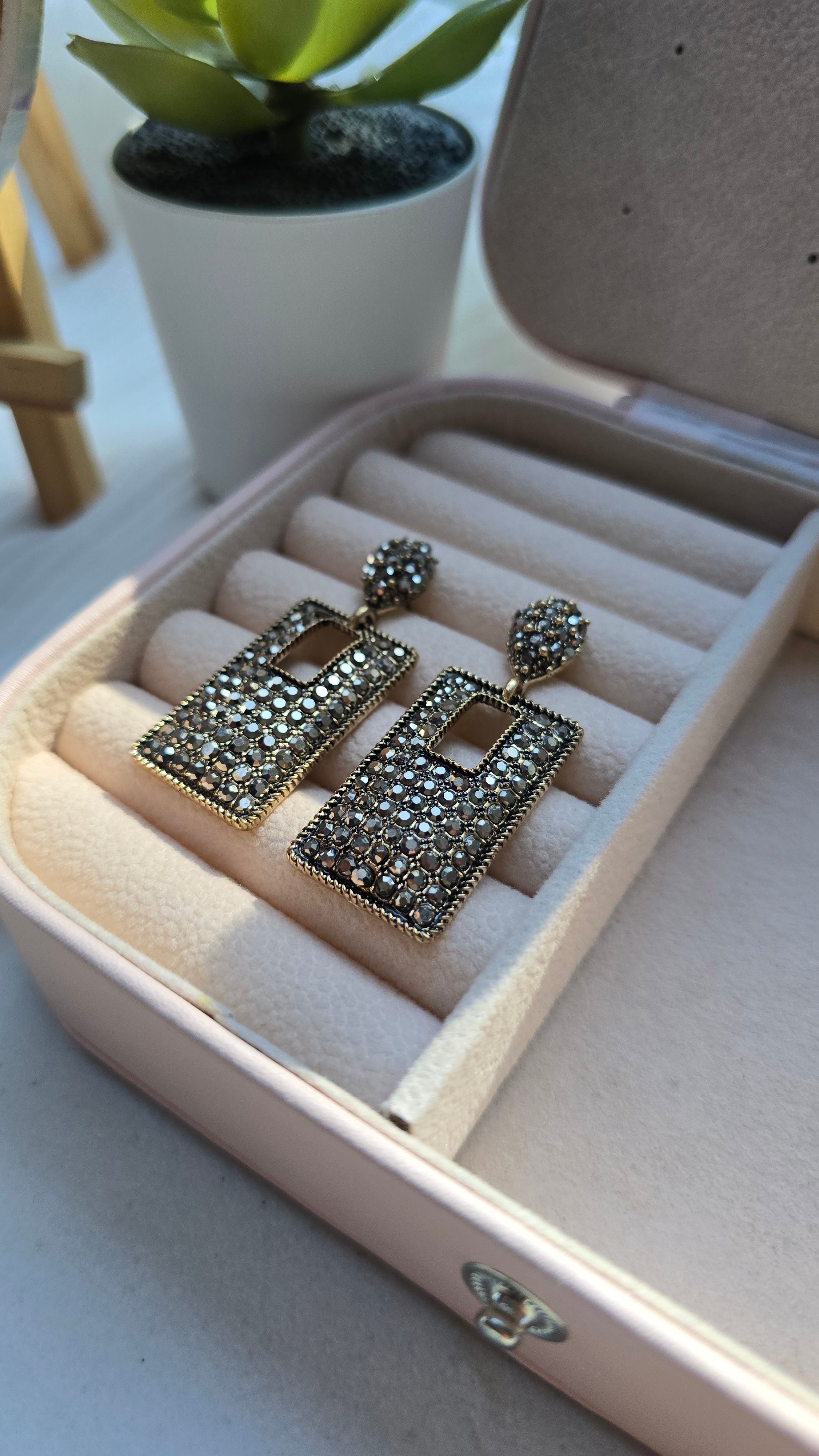 Turkish Rectangle Earrings