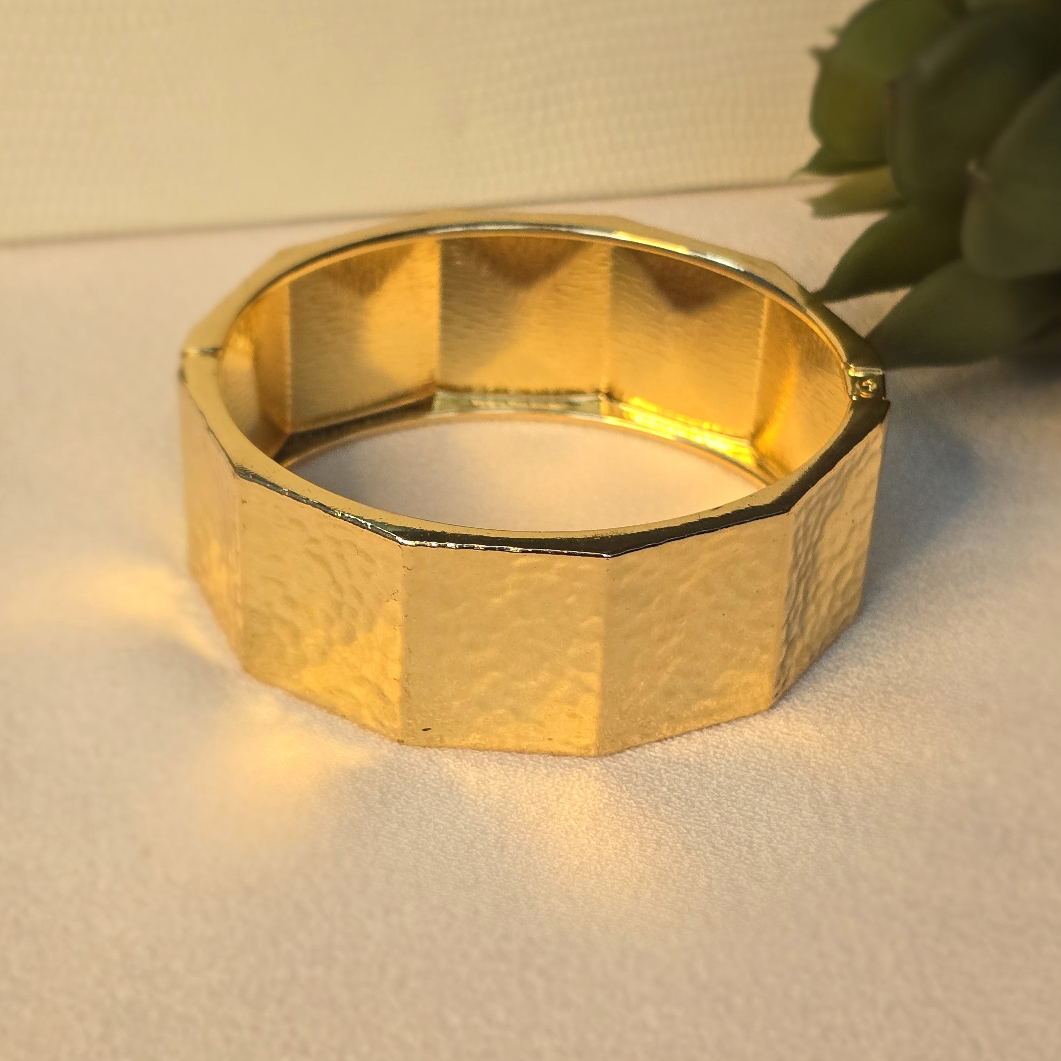 Hammered Glow Bangle