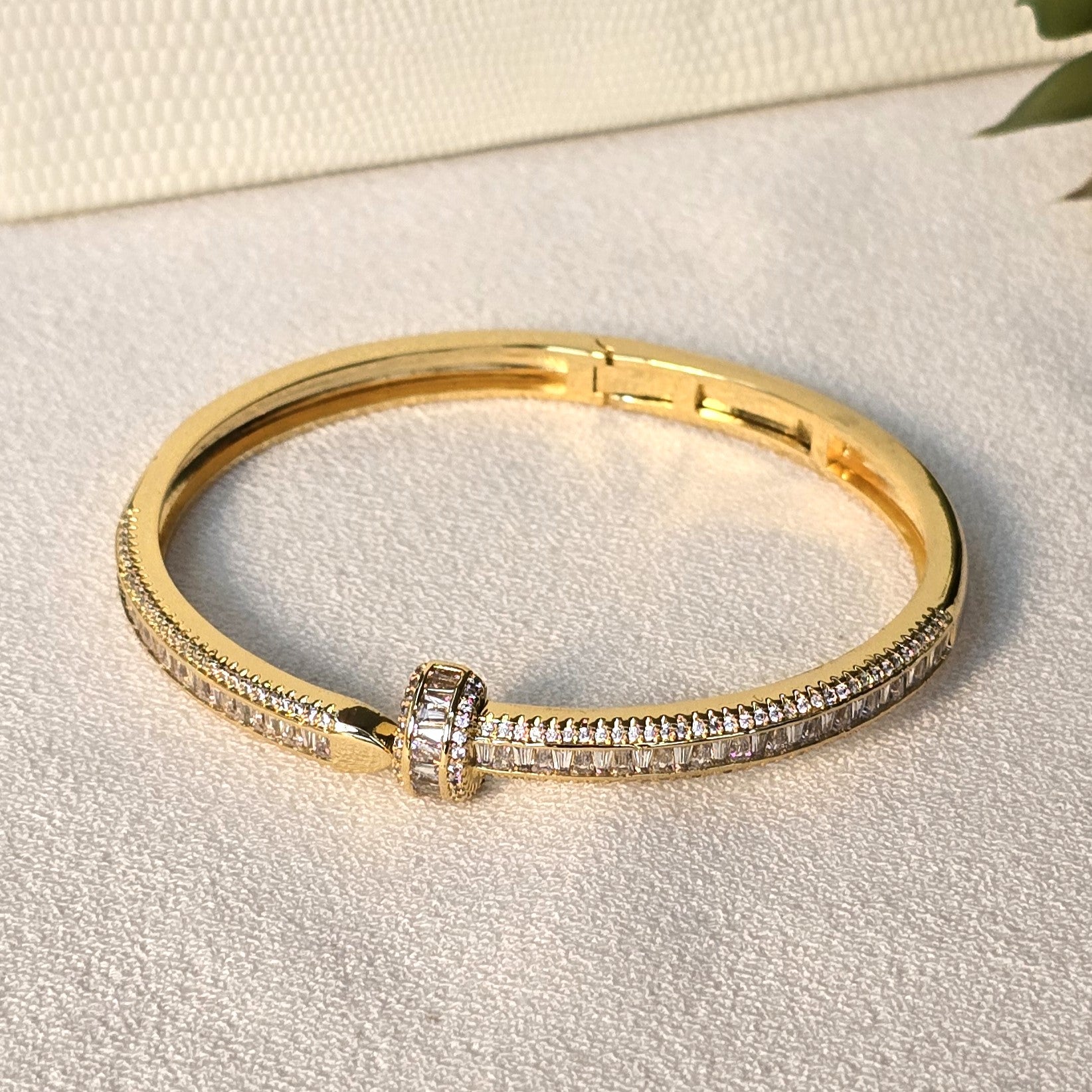 Diamond Baguettes Bangle
