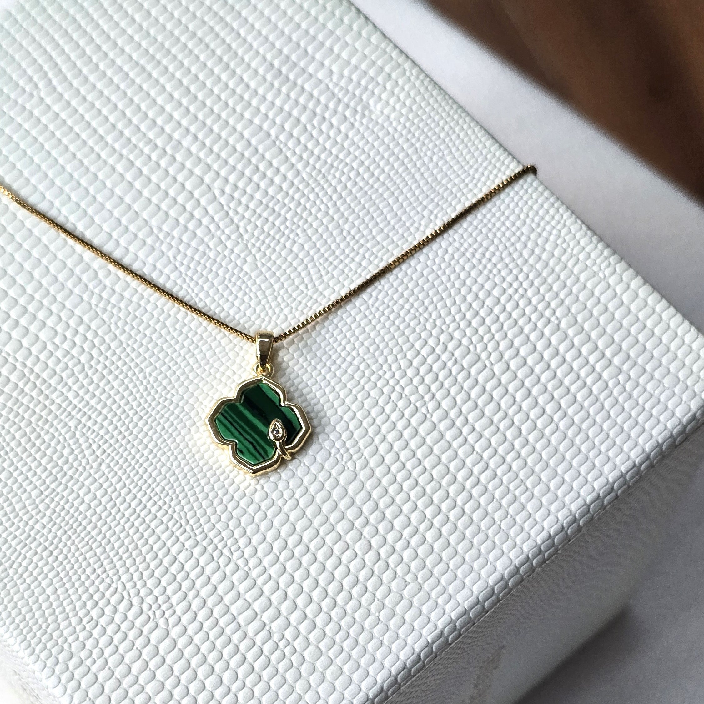 Green Clover Necklace