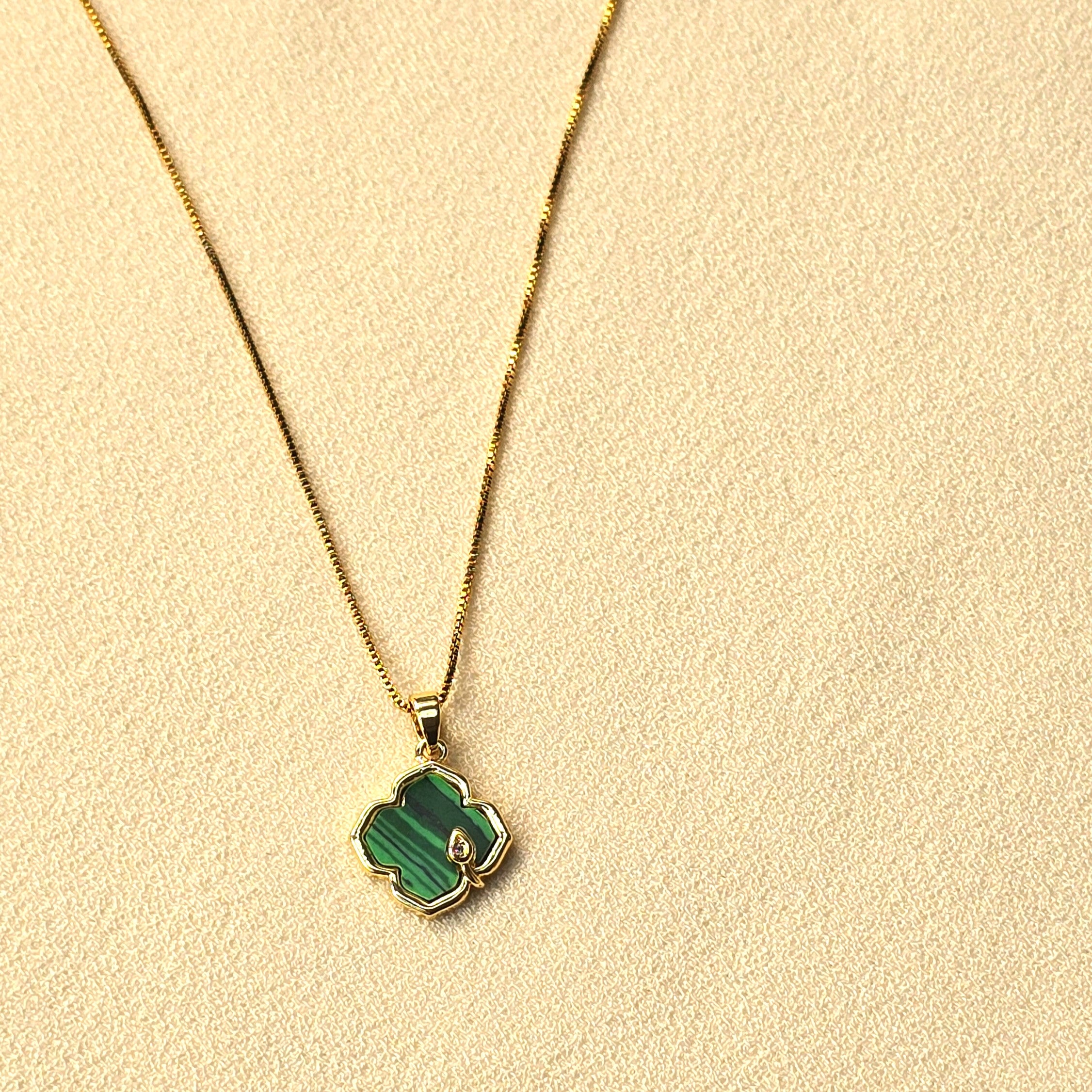 Green Clover Necklace