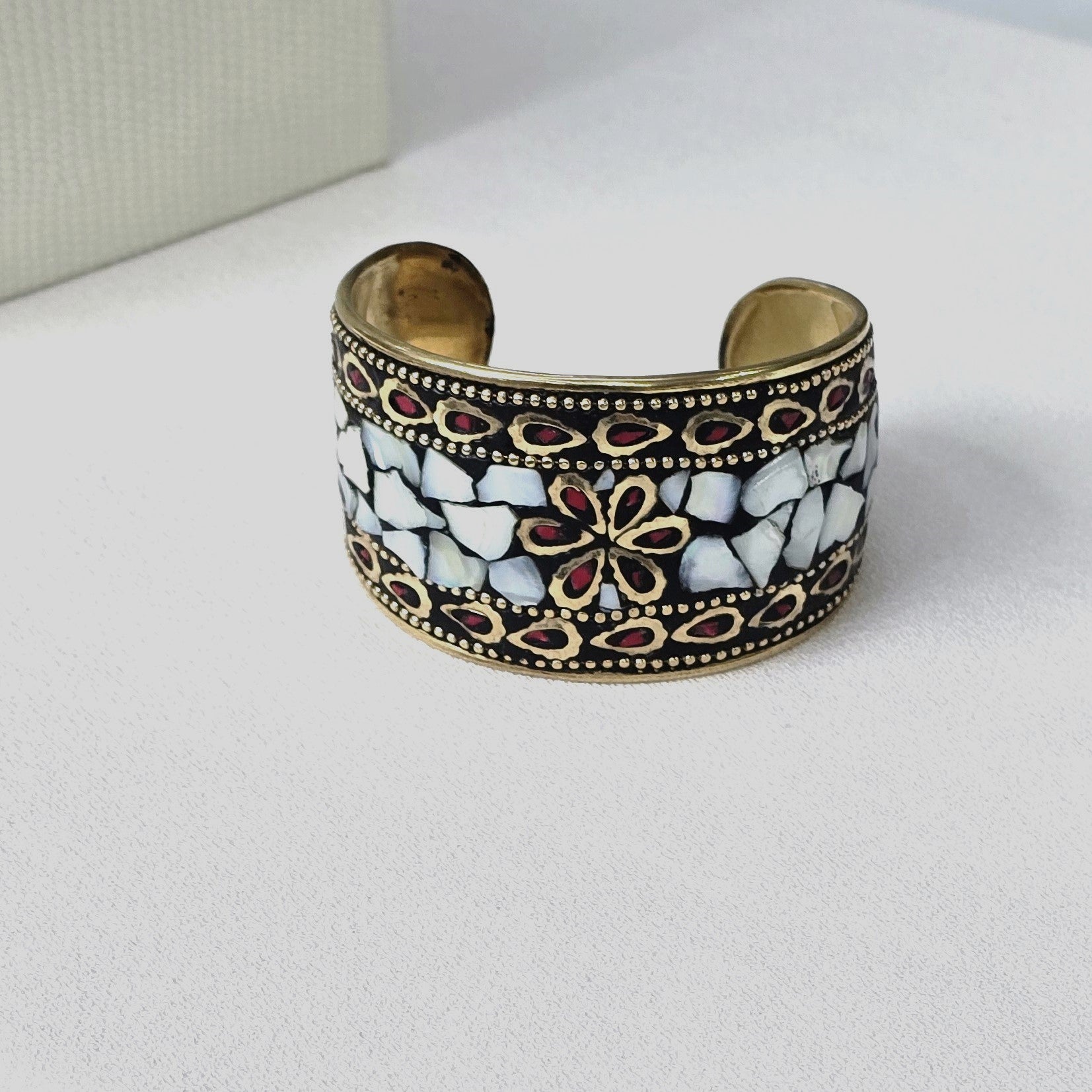 Leh Snowstone Cuff – Handcrafted in Ladakh
