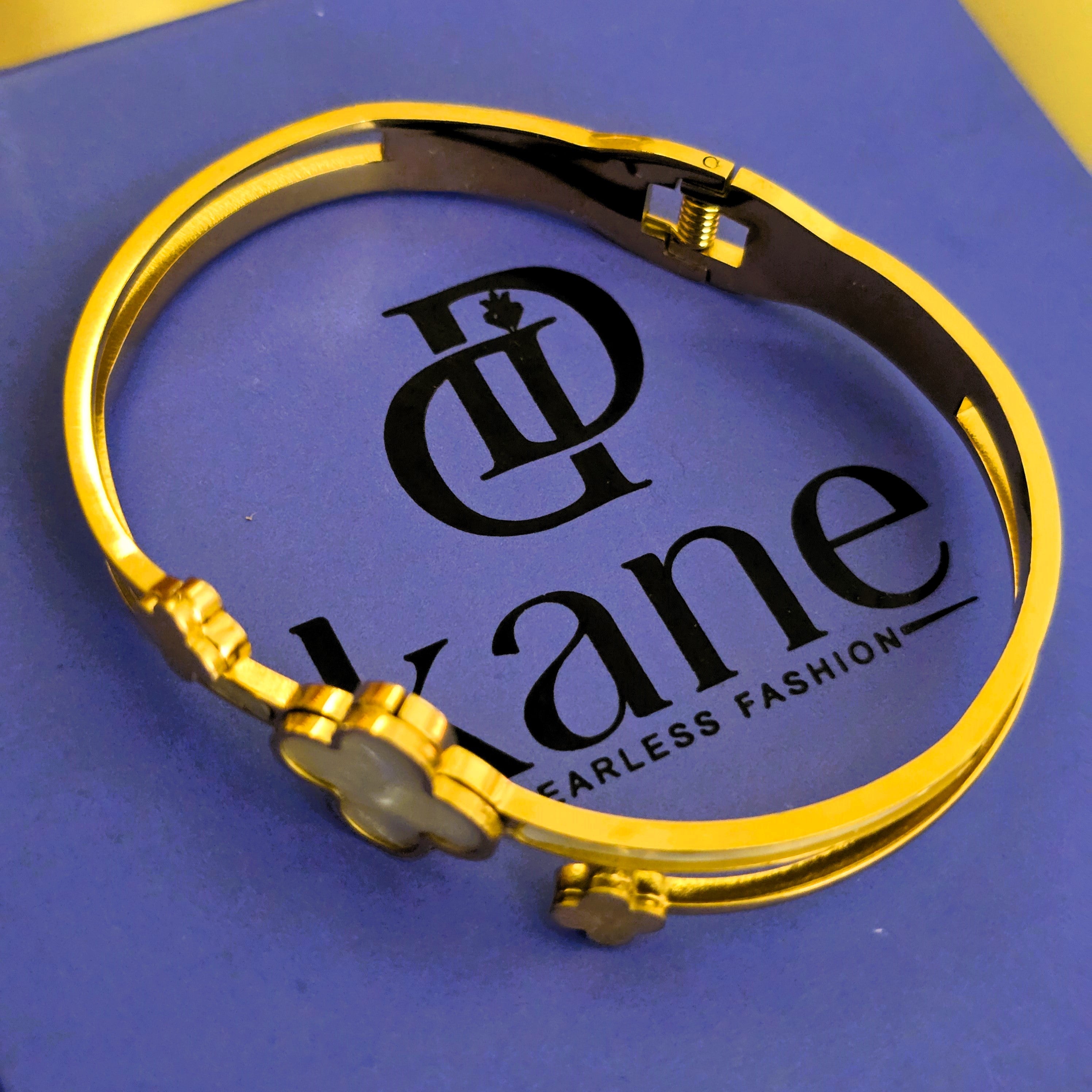 Clover Mother-of-Pearl Bangle