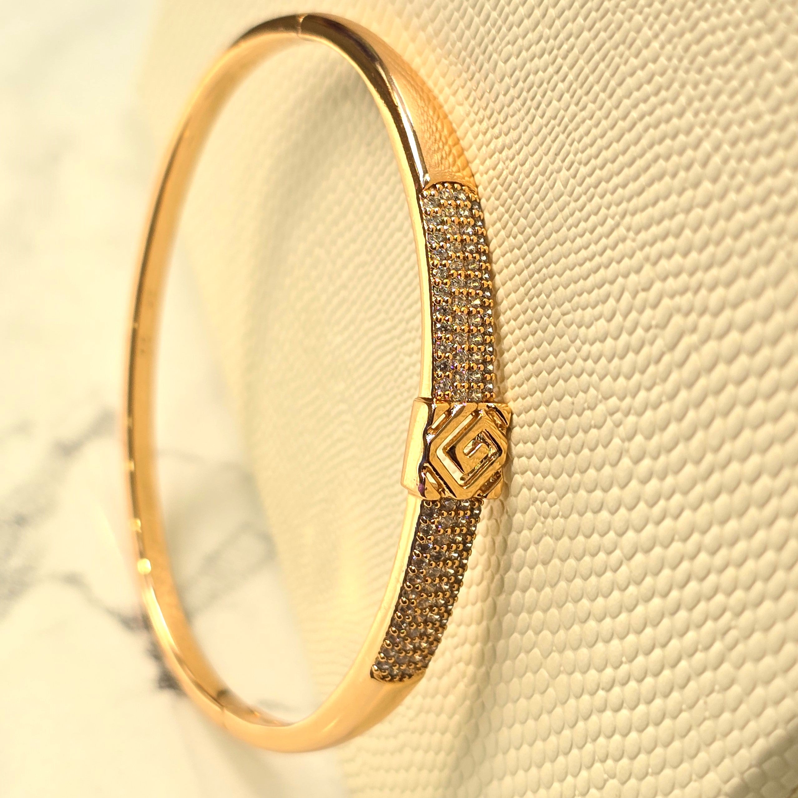 Geometric Square AD Bangle