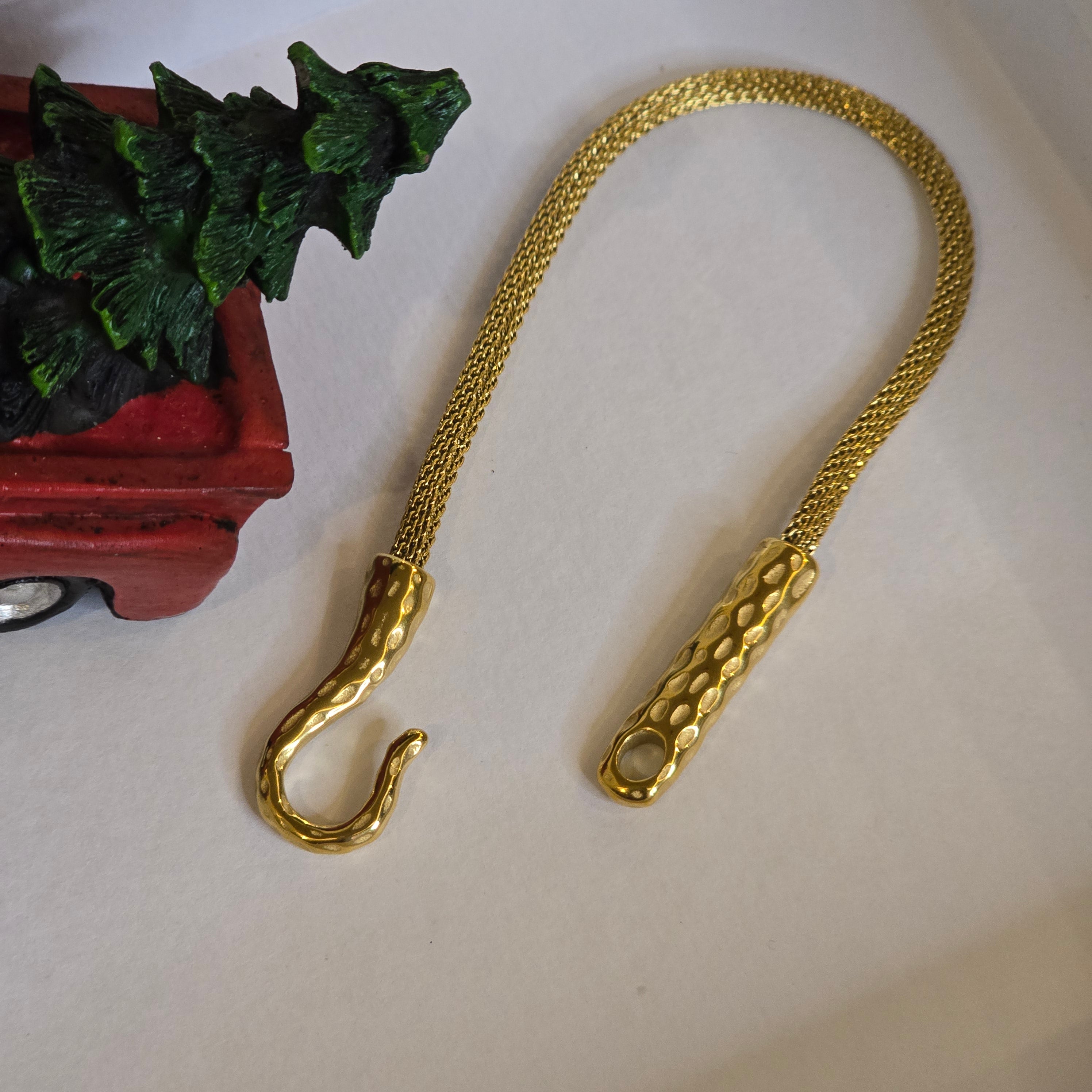 Golden Mesh Hook Bracelet ( perfect pair for watch )