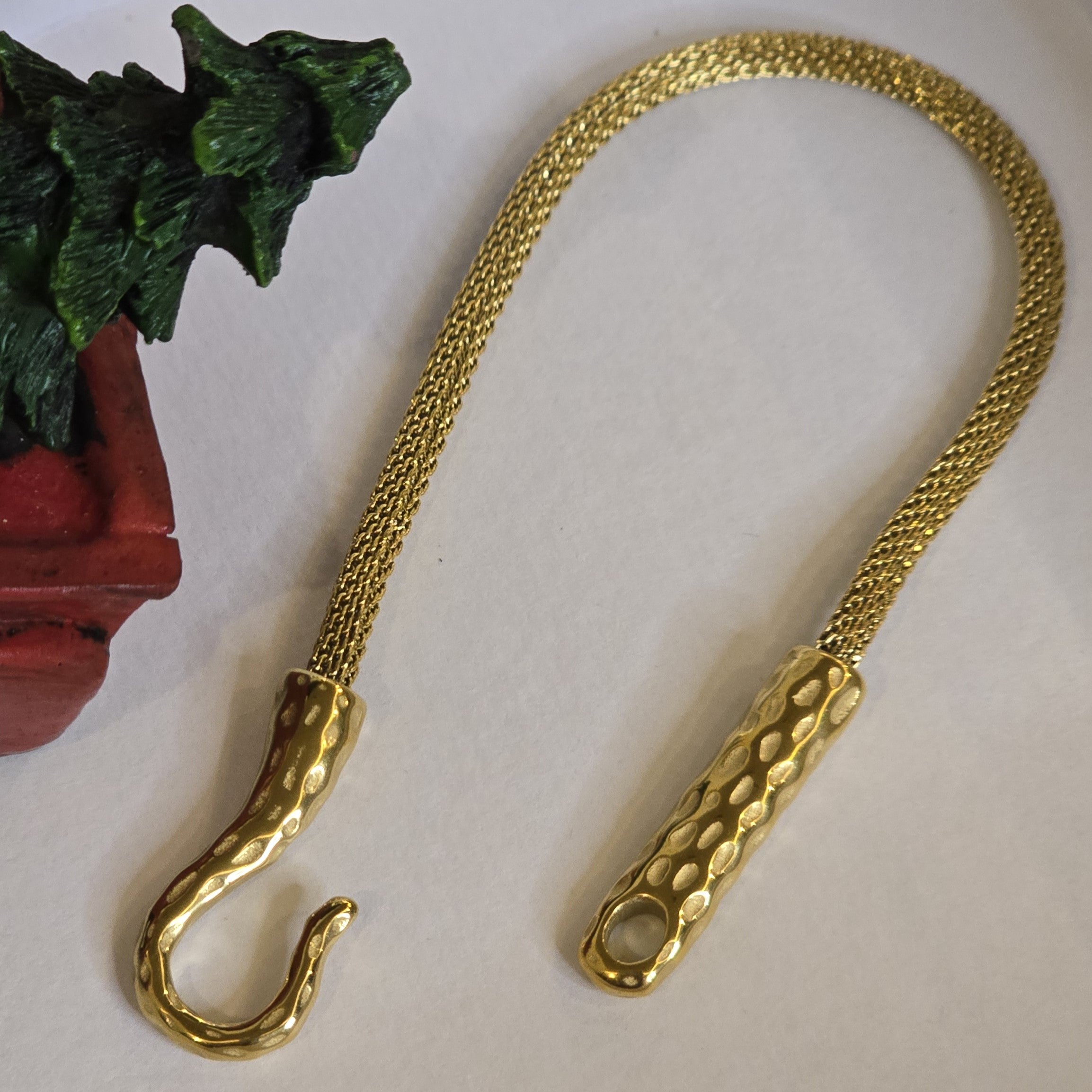 Golden Mesh Hook Bracelet ( perfect pair for watch )