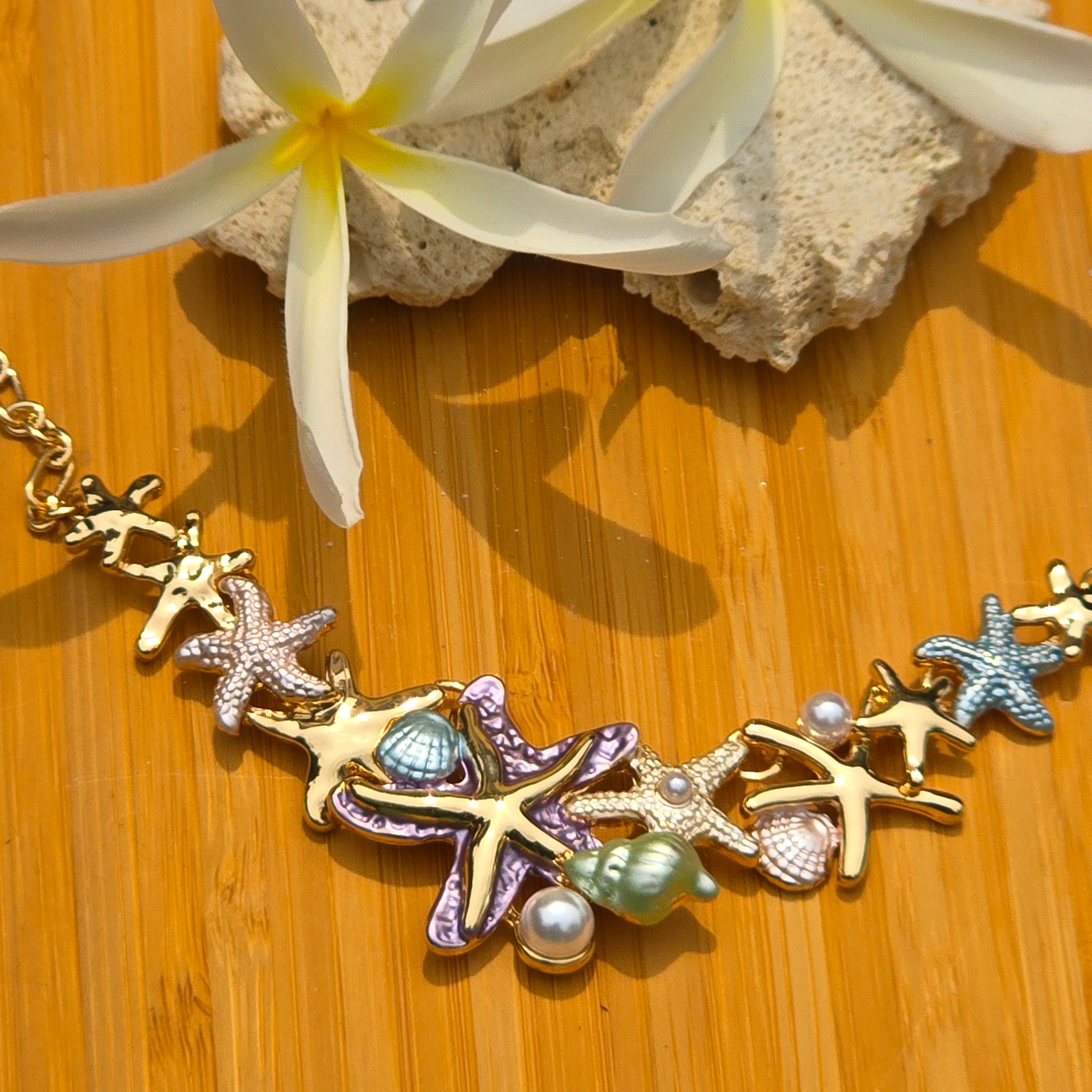 Ocean Charm Starfish Necklace