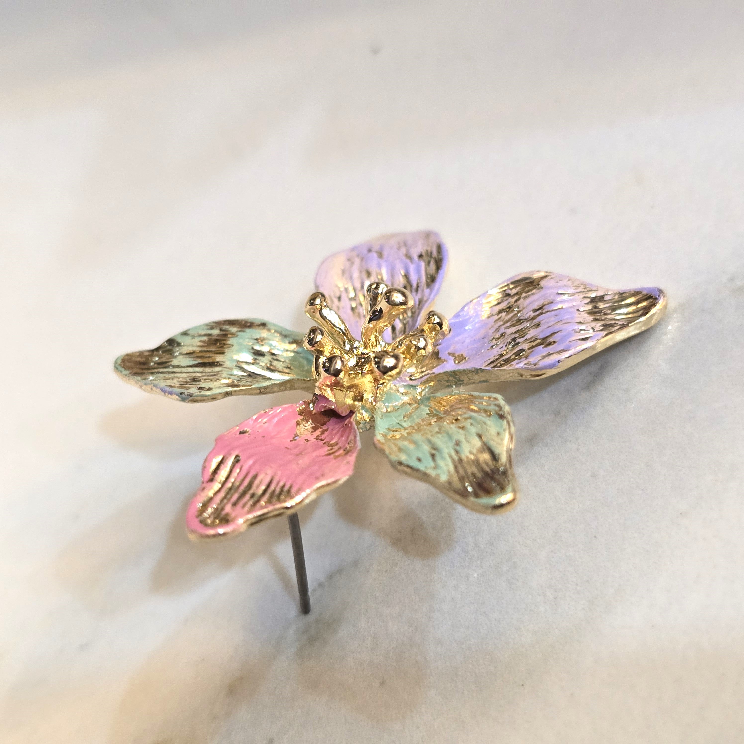 Pastel Bloom Floral studs