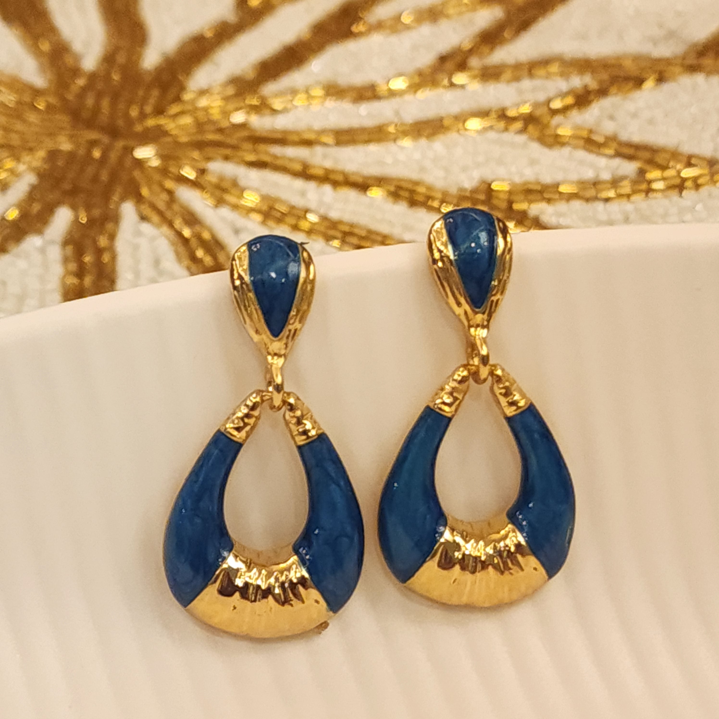 Blue Royale Danglers