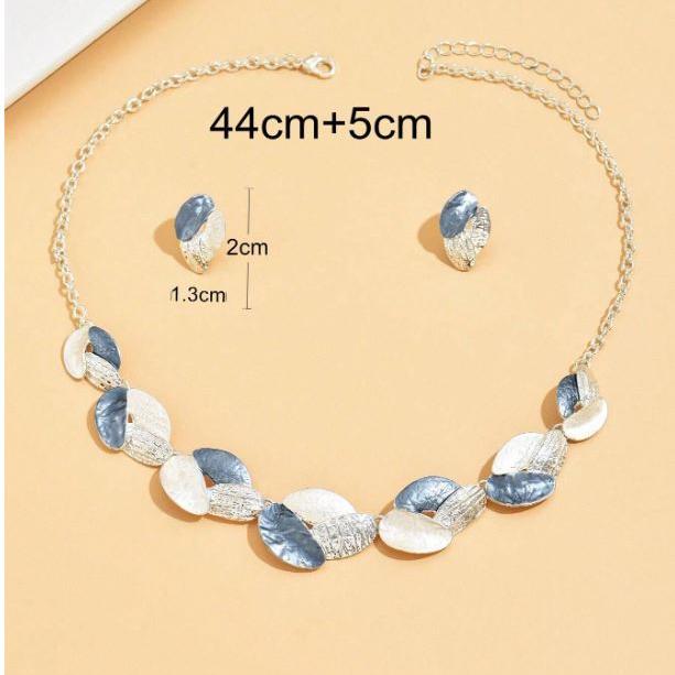 Lunar Tide Necklace & Earrings