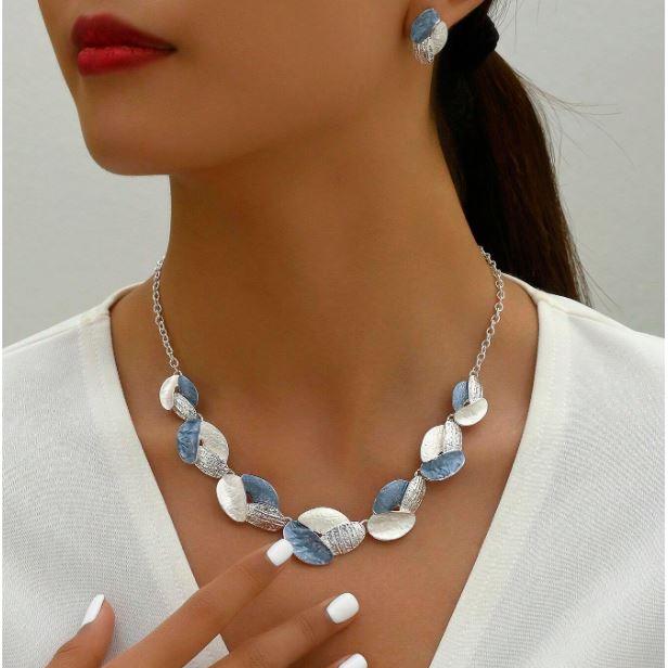 Lunar Tide Necklace & Earrings