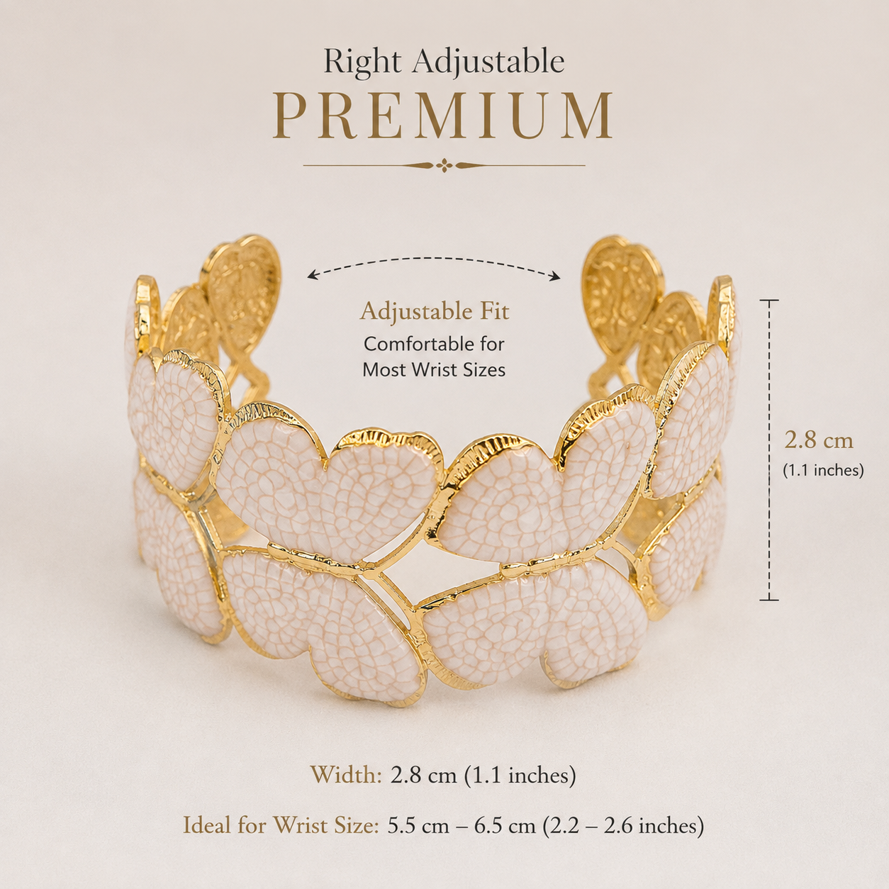 Ivory Butterfly Bracelet