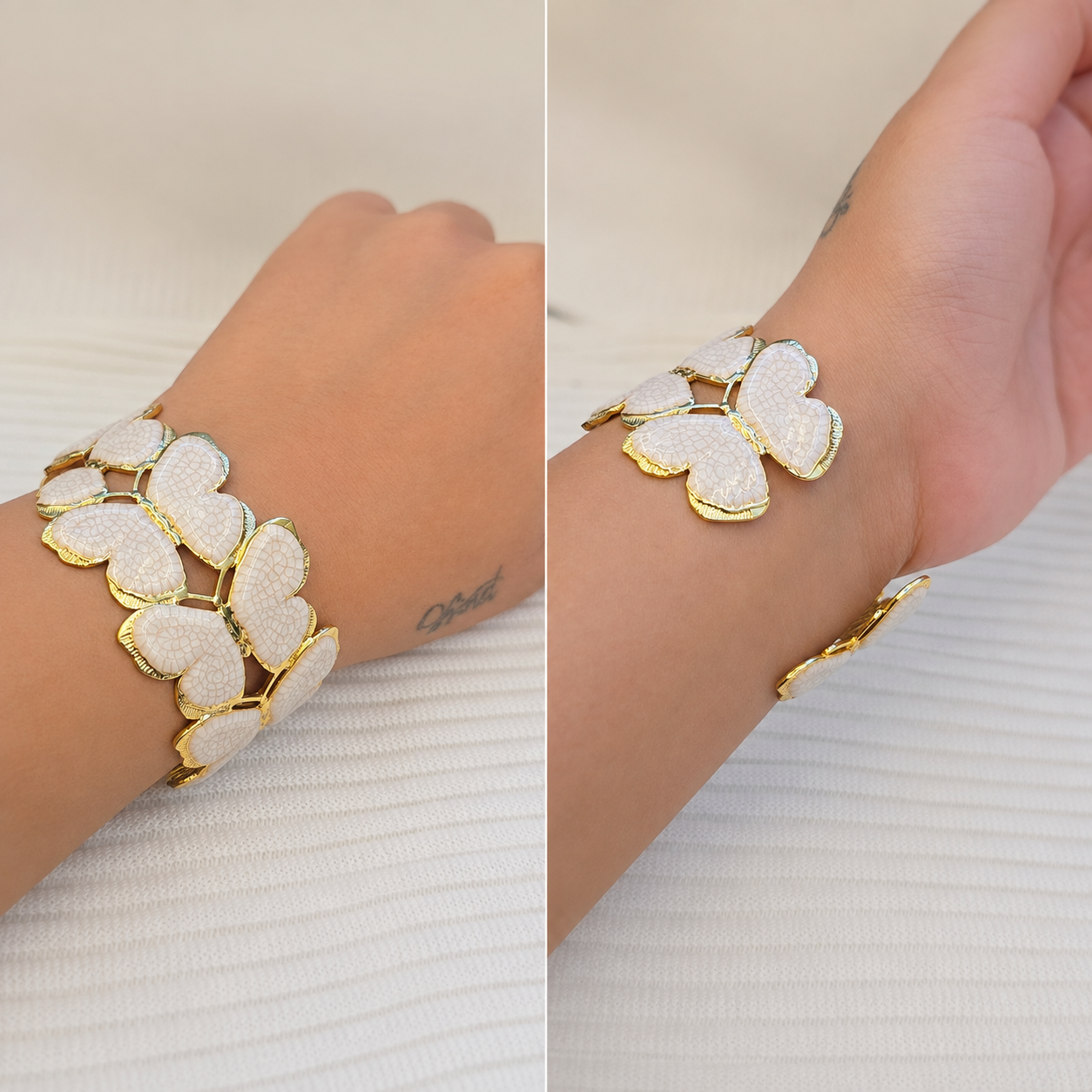 Ivory Butterfly Bracelet