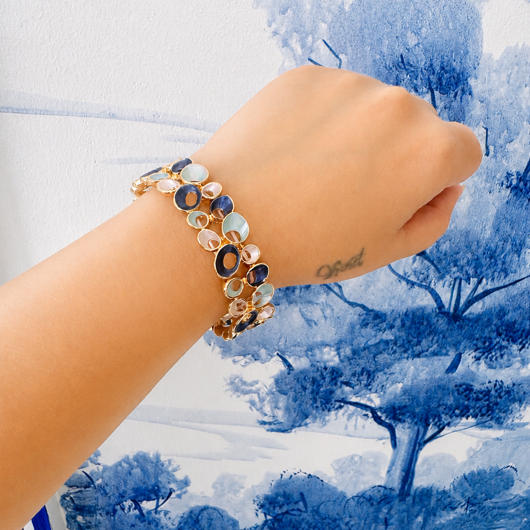 Blue Aurora Stretch Bracelet