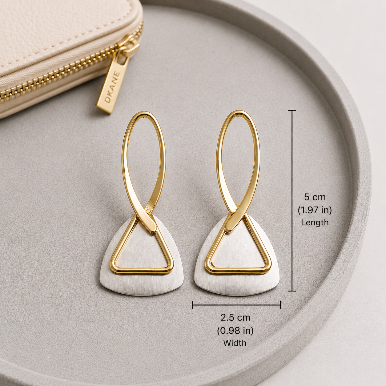 Geometric Statement Earrings