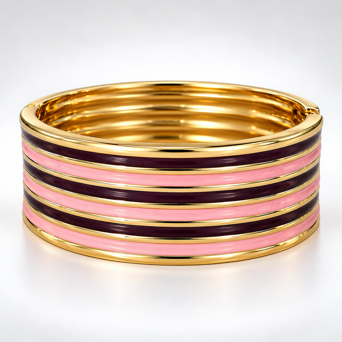 Blush & Ivory Layered Bracelet Set Of 2