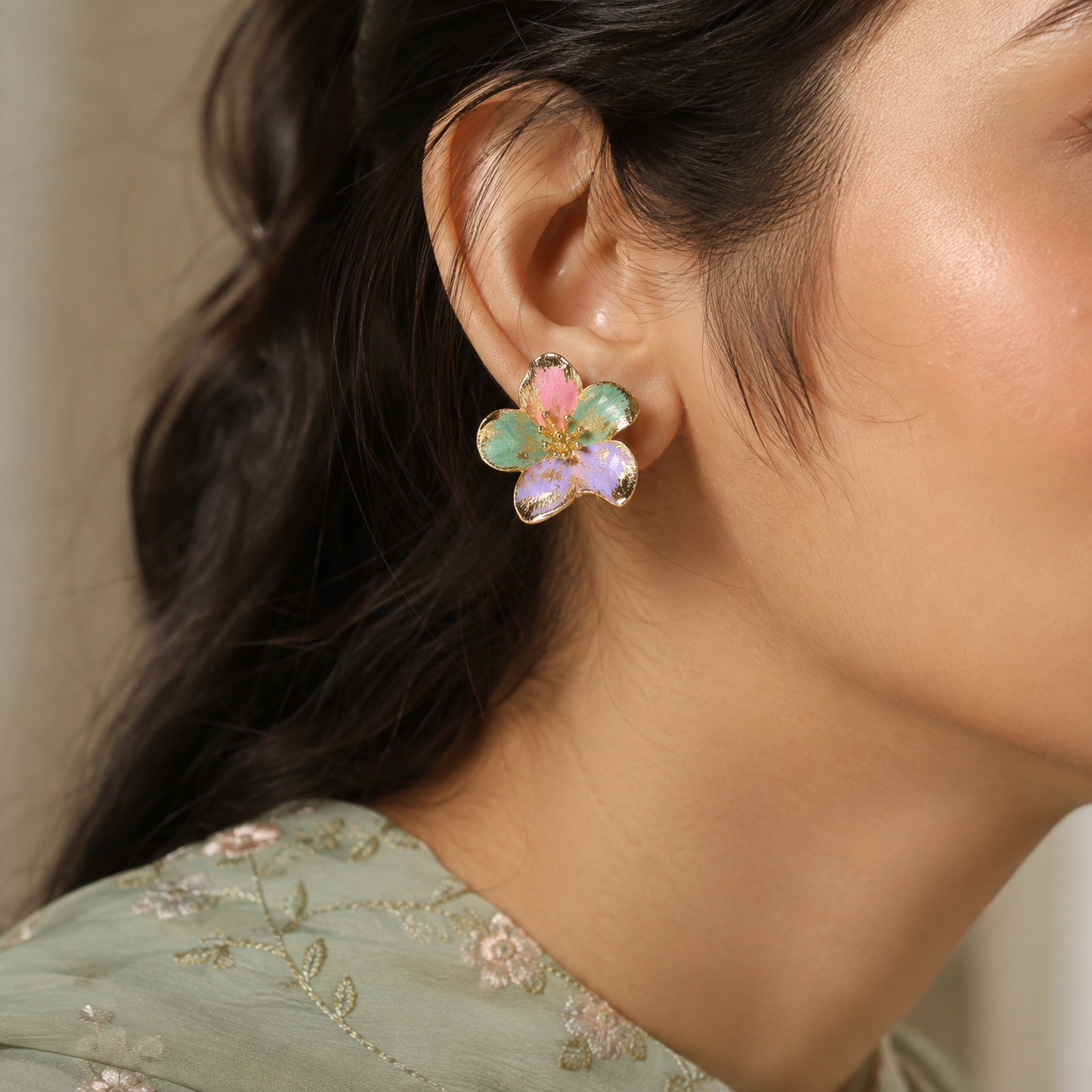 Pastel Stud Earrings