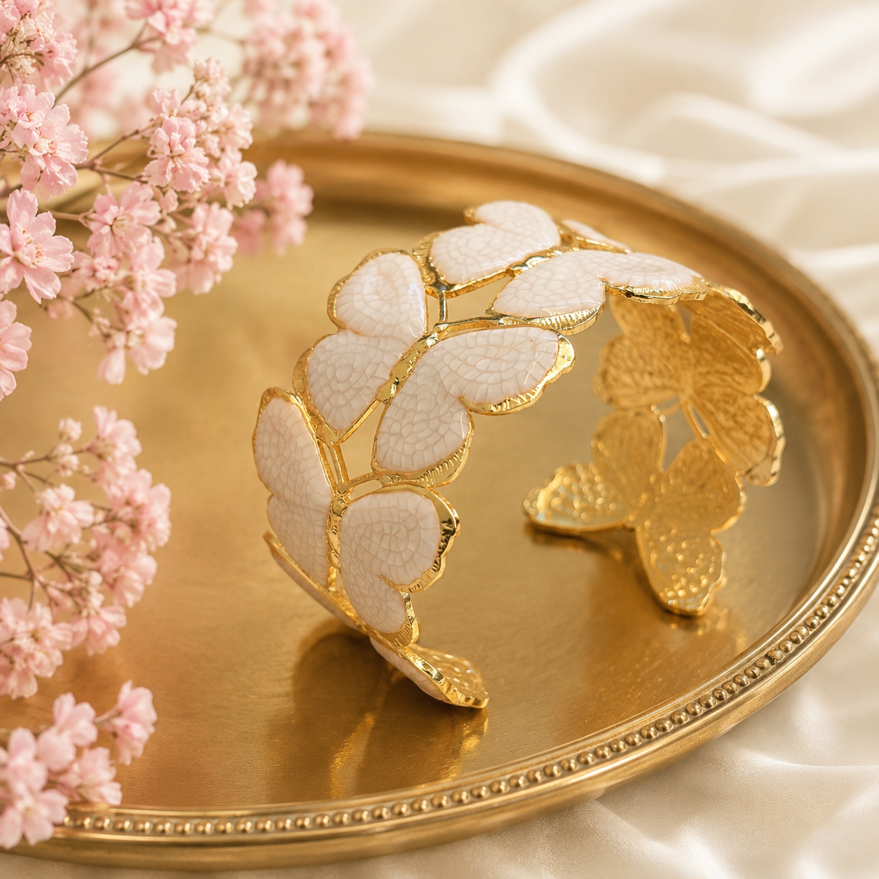 Ivory Butterfly Bracelet