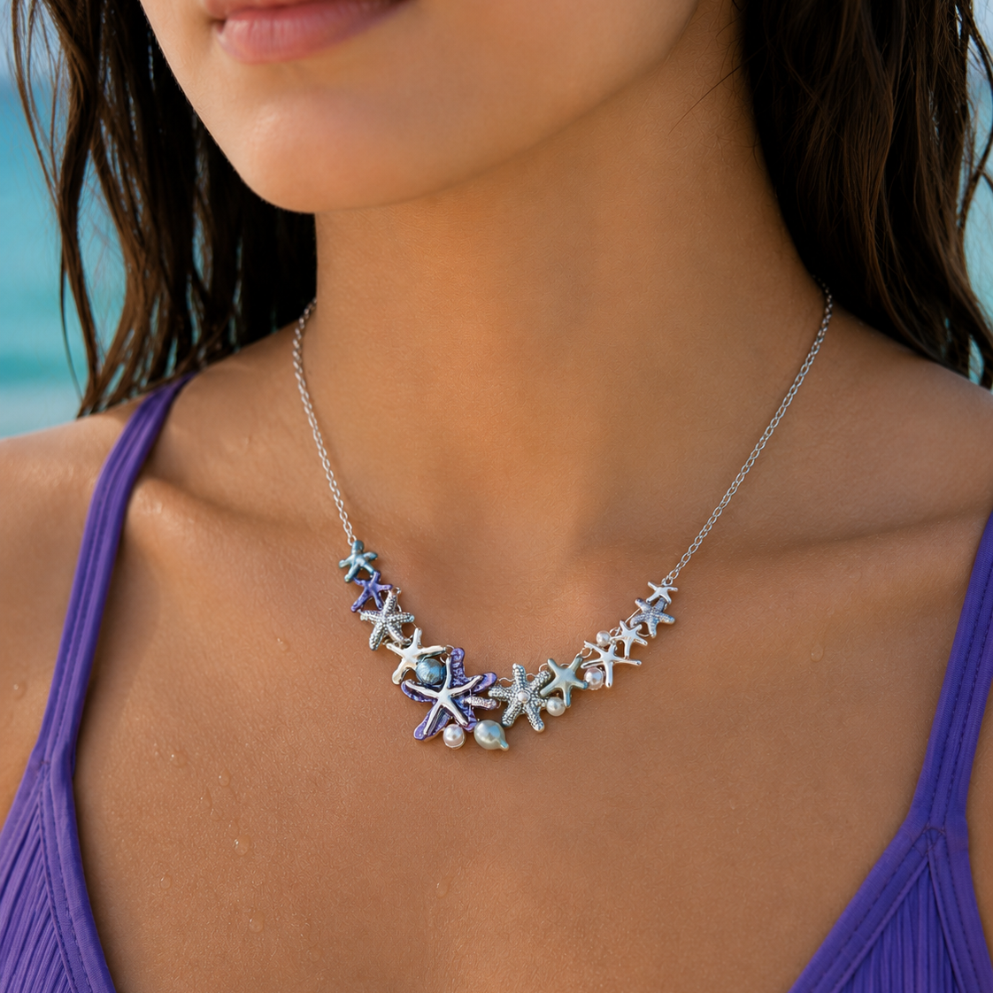 Ocean Star Charm Necklace