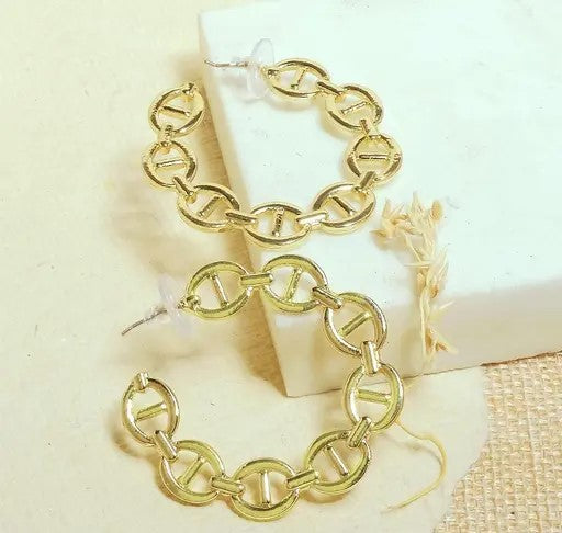 Clip Chain Hoops ( Set of 2)