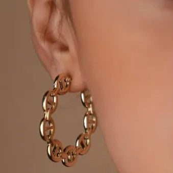 Clip Chain Hoops ( Set of 2)