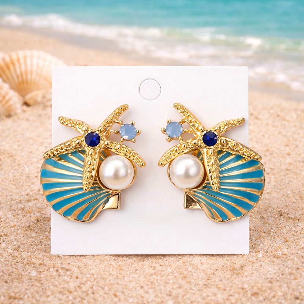 Starfish Stud Earrings