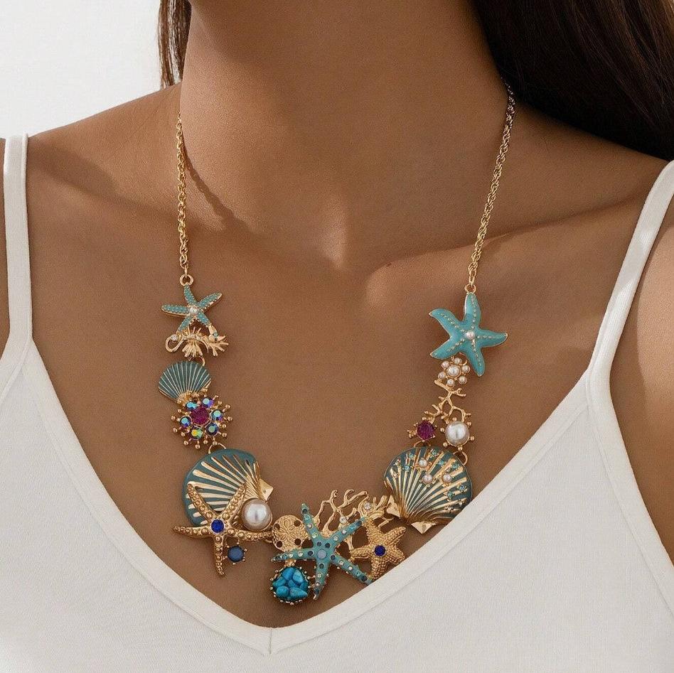Starfish & Seashell Luxe Jewelry Set